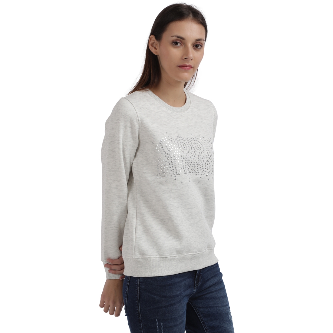 Parx Woman | Parx Woman White Sweatshirt 1