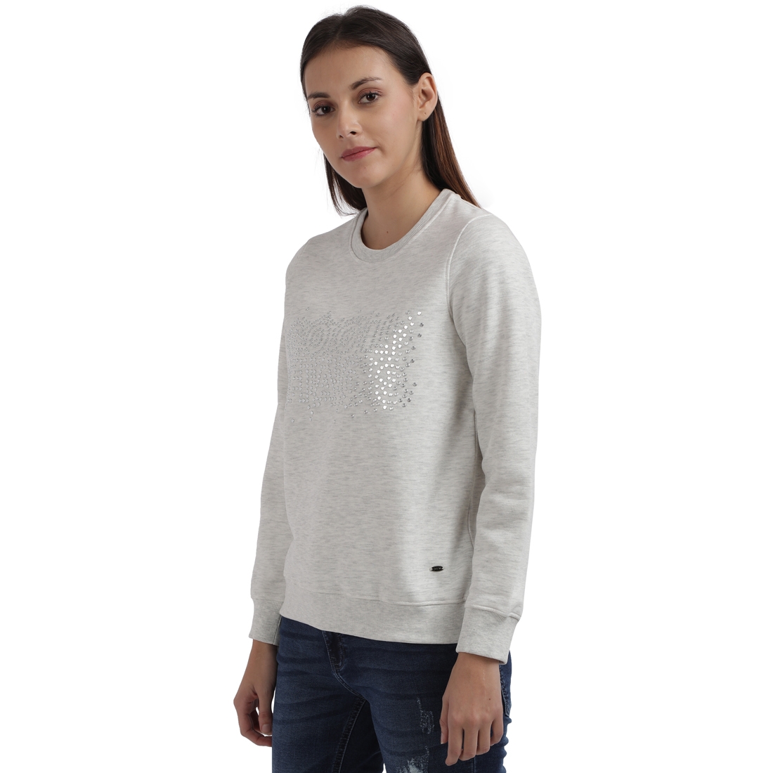 Parx Woman | Parx Woman White Sweatshirt 2