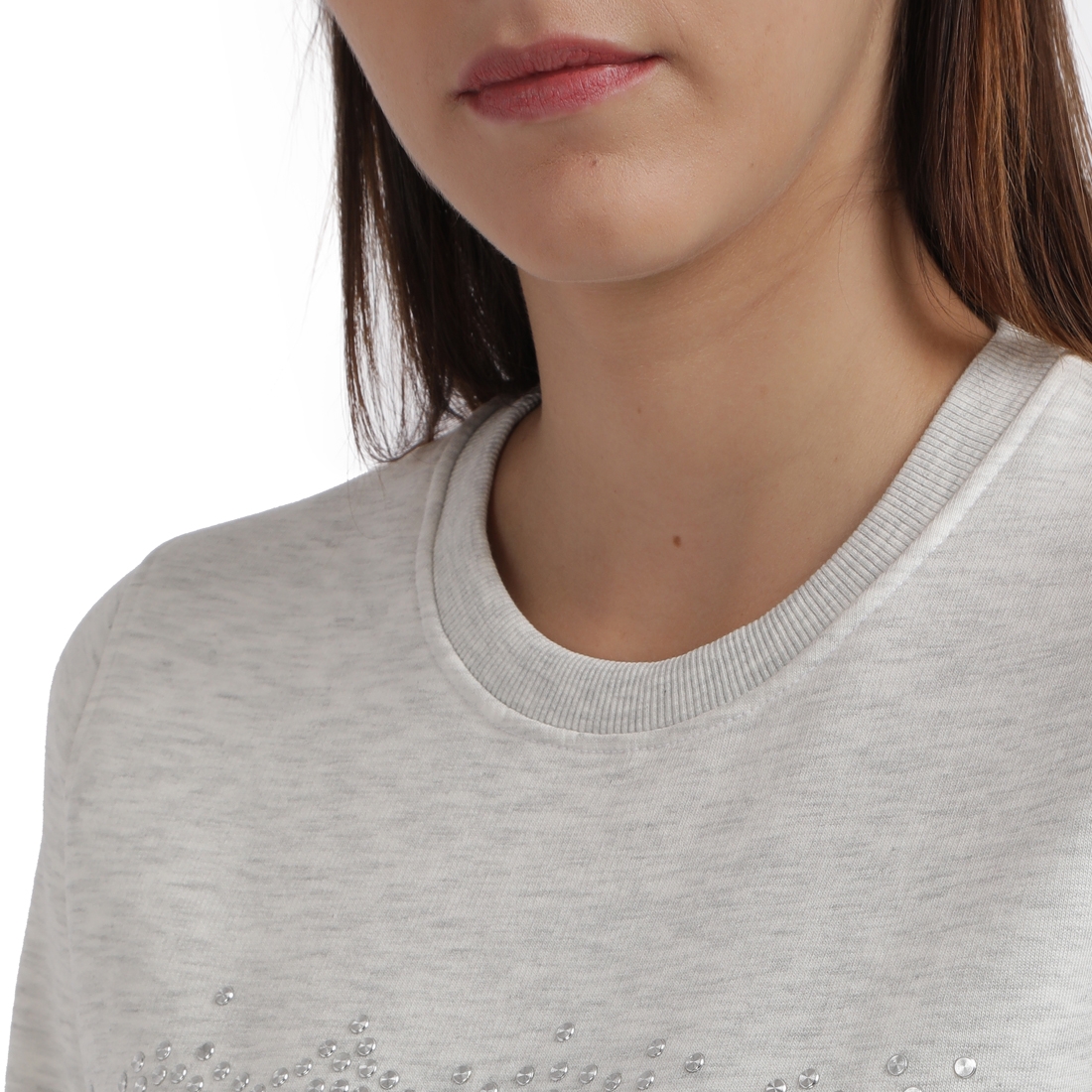 Parx Woman | Parx Woman White Sweatshirt 5