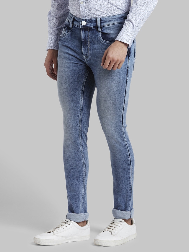 PARX | Parx Medium Blue Skinny Fit Jeans 2