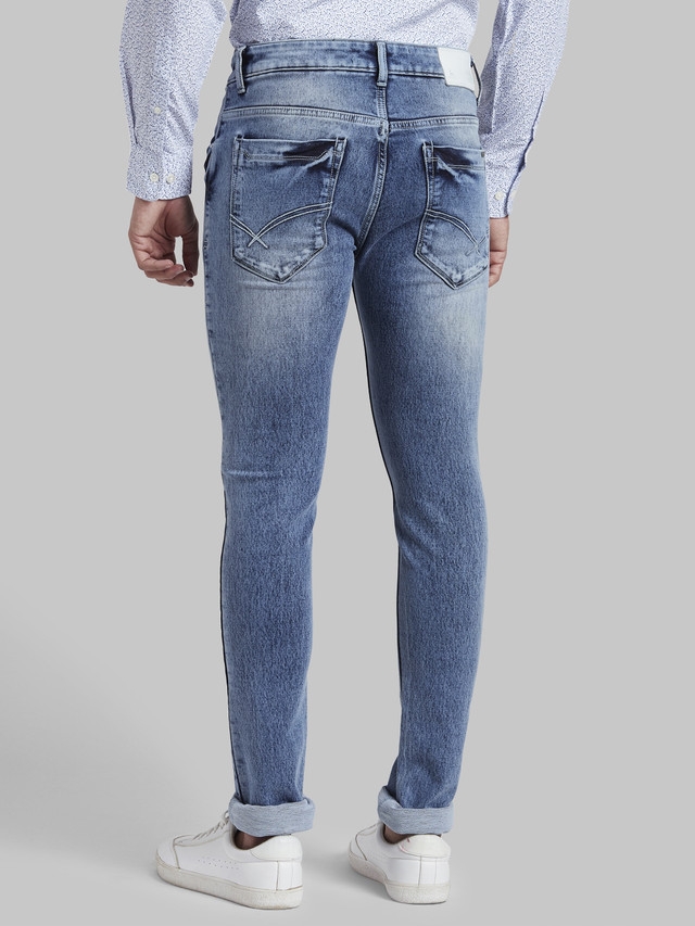 PARX | Parx Medium Blue Skinny Fit Jeans 3
