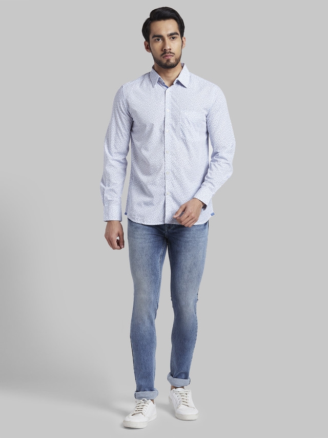 PARX | Parx Medium Blue Skinny Fit Jeans 4