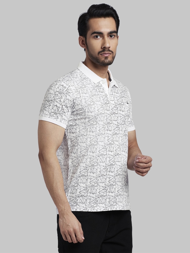 PARX | Parx White Regular Fit T-Shirt 1