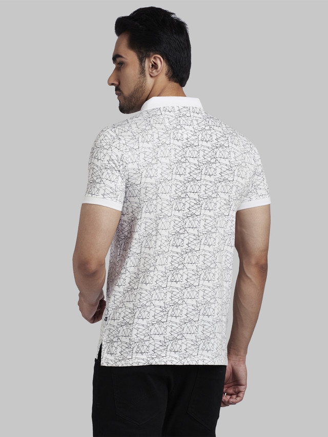 PARX | Parx White Regular Fit T-Shirt 3