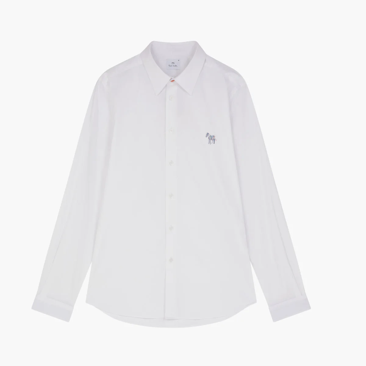 Ps Tailored Fit Shirt With Zebra Print Emblem