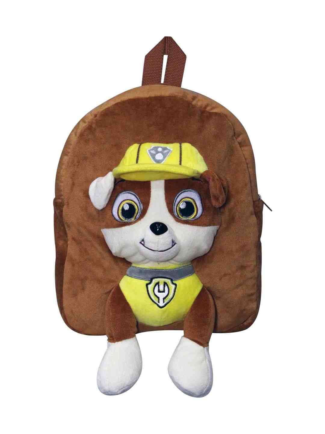 Paw Patrol Toy On Bag  Rubble Plush Accessories for Kids age 12M+ - 30.48 Cm