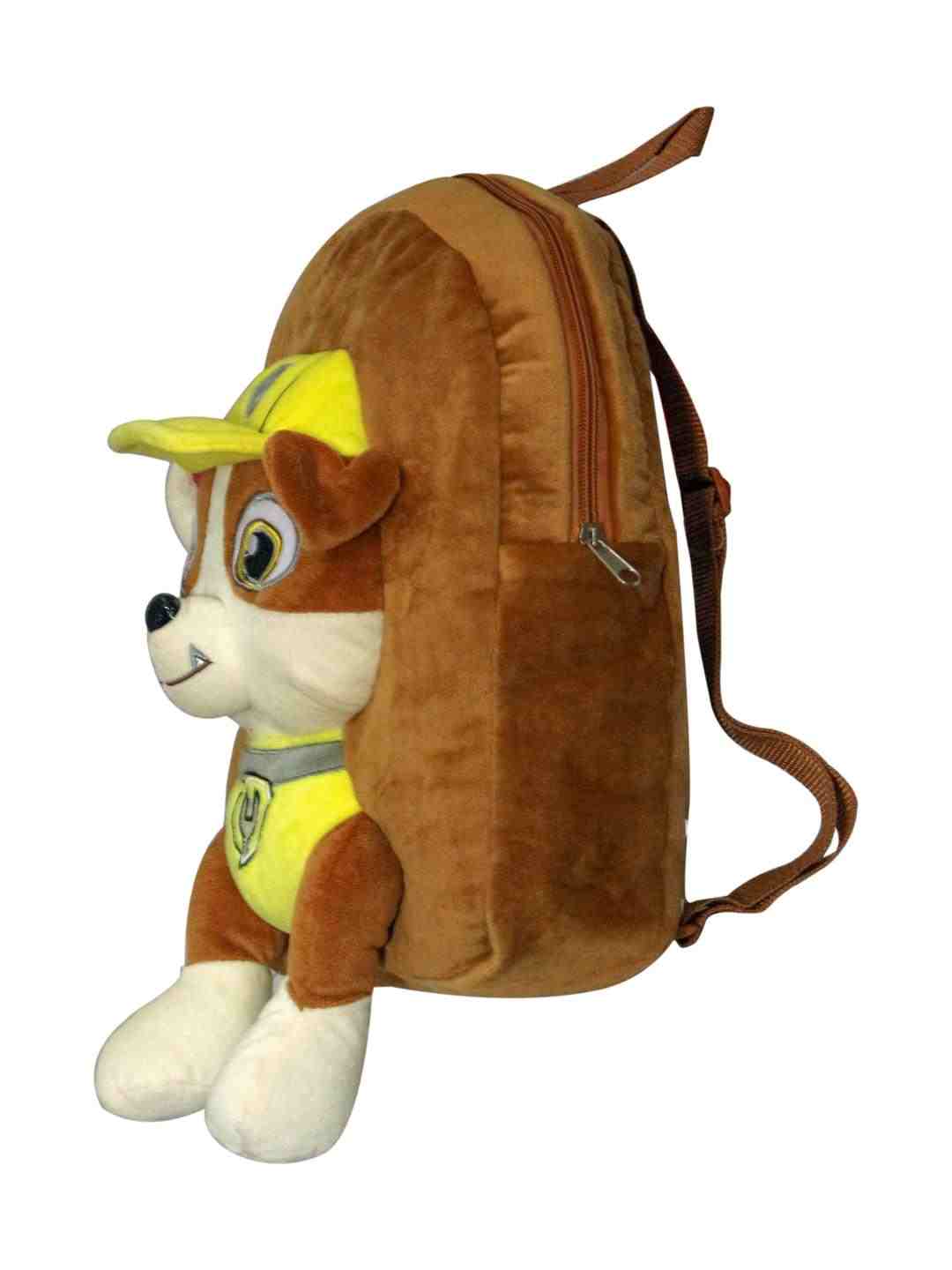 Paw Patrol Toy On Bag  Rubble Plush Accessories for Kids age 12M+ - 30.48 Cm