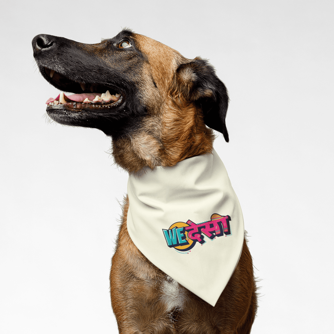 PawsIndia Pet Bandana - We Desi