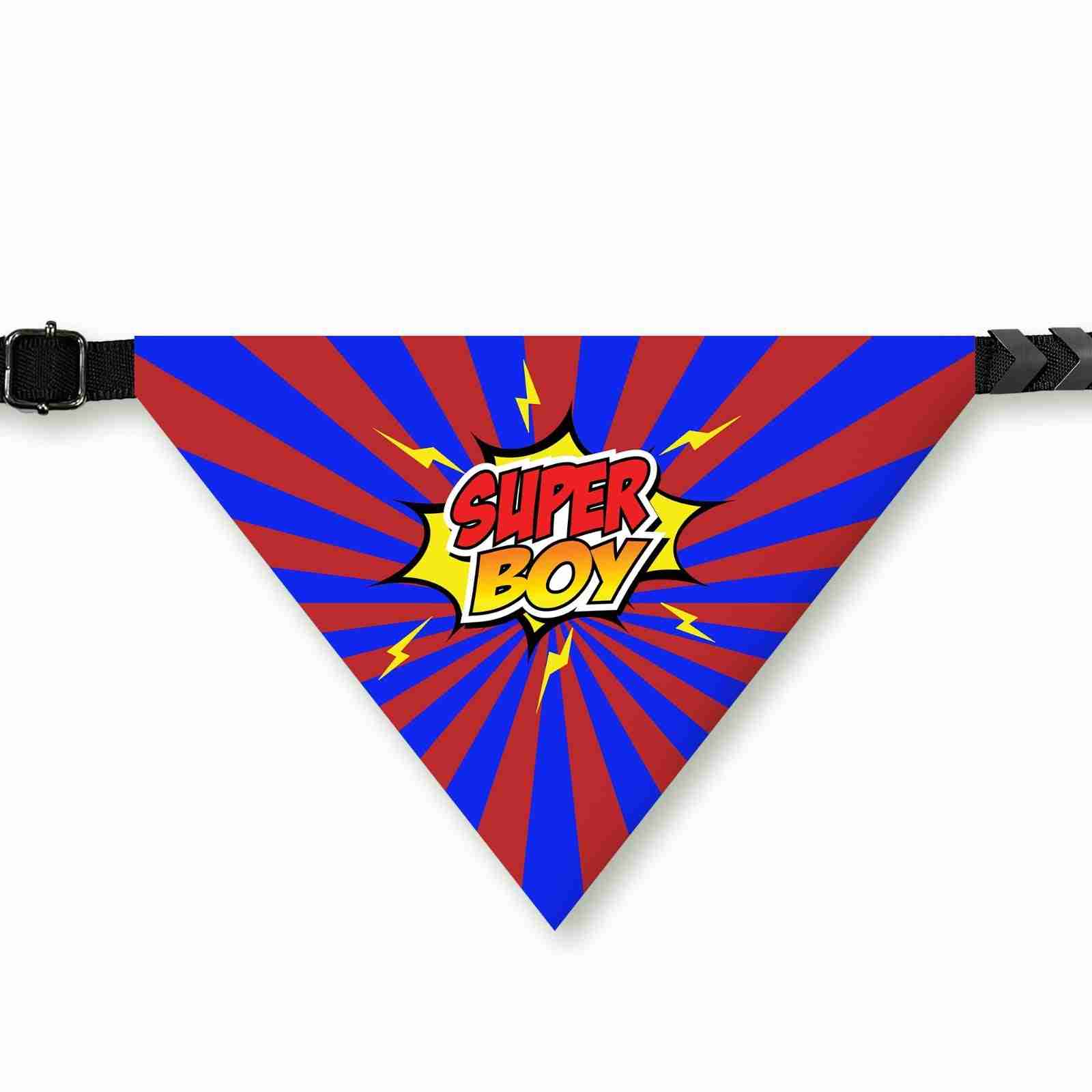 PawsIndia Pet Bandana - Super Boy