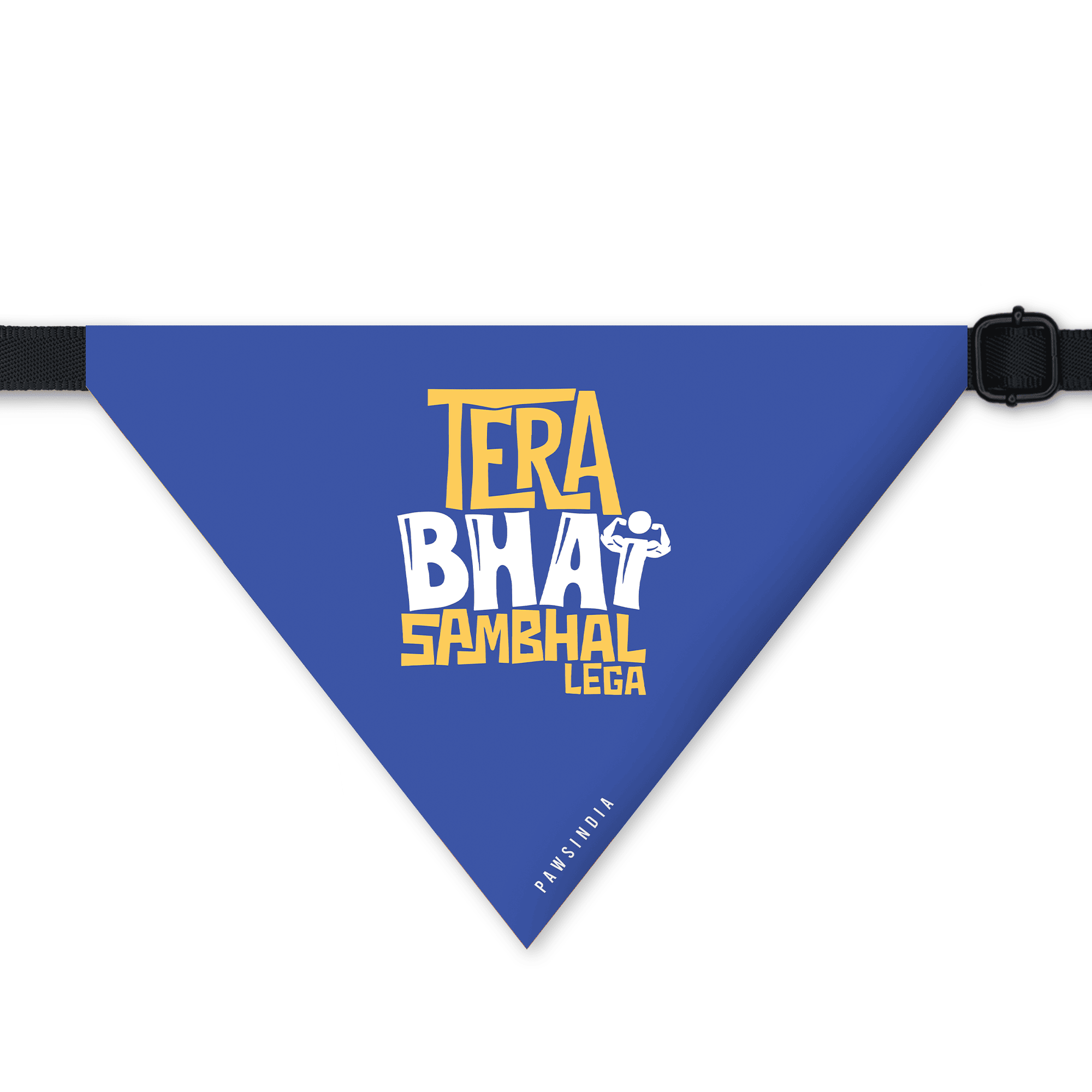PawsIndia Pet Bandana - Tera Bhai Sambhal Lega