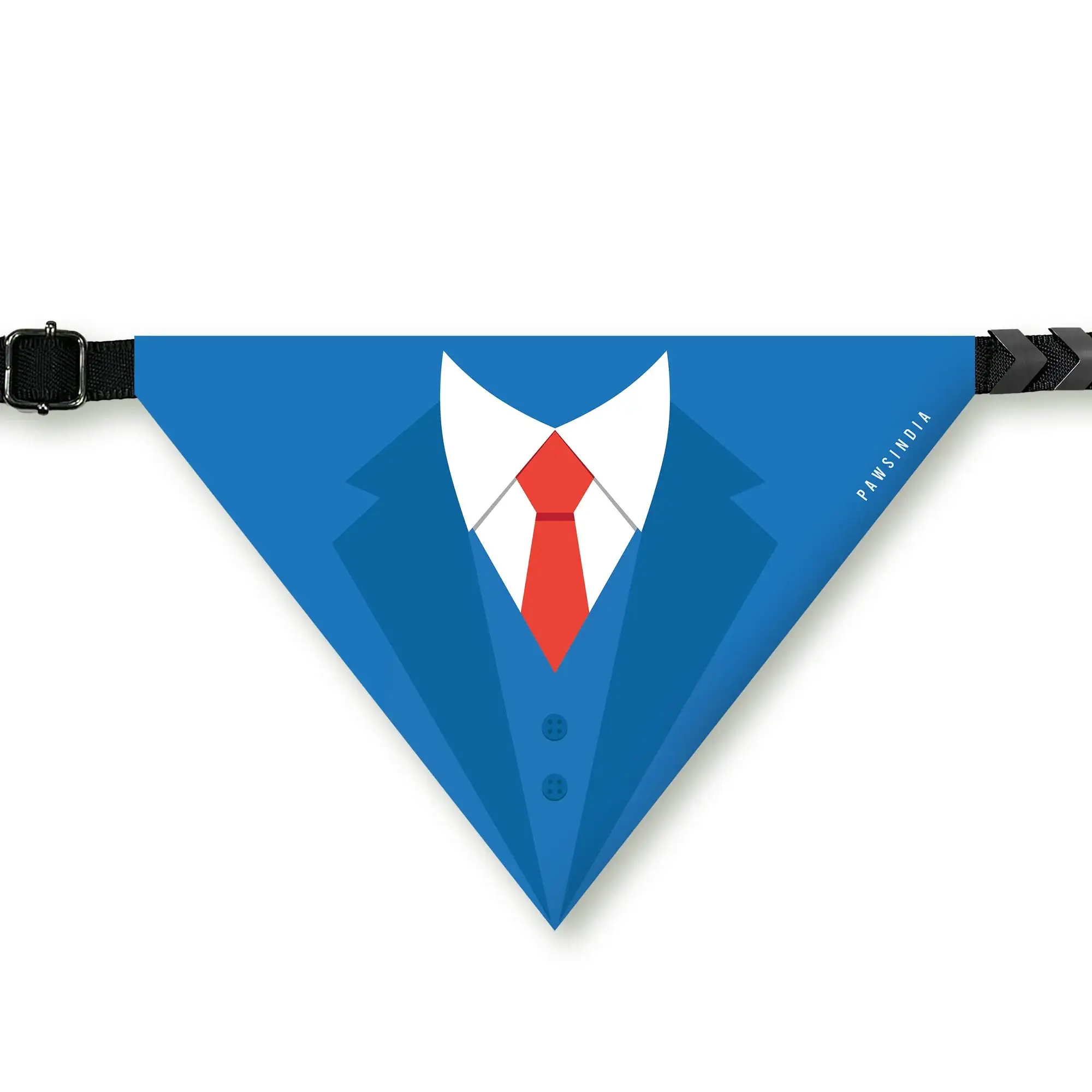 PawsIndia Pet Bandana - Tuxedo Blue