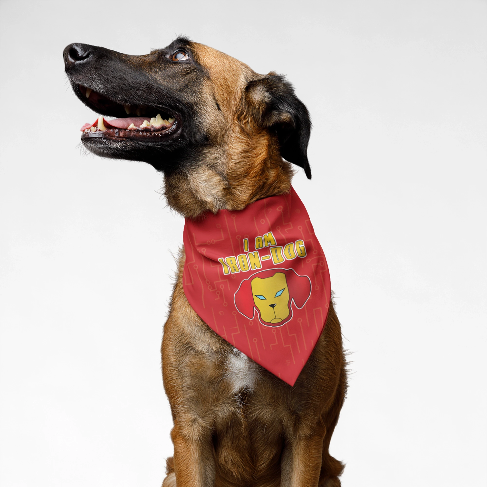 PawsIndia Dog Bandana - I Am Iron Dog