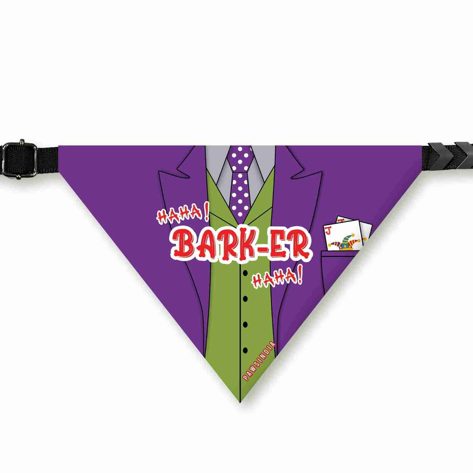 PawsIndia Dog Bandana - BARKER