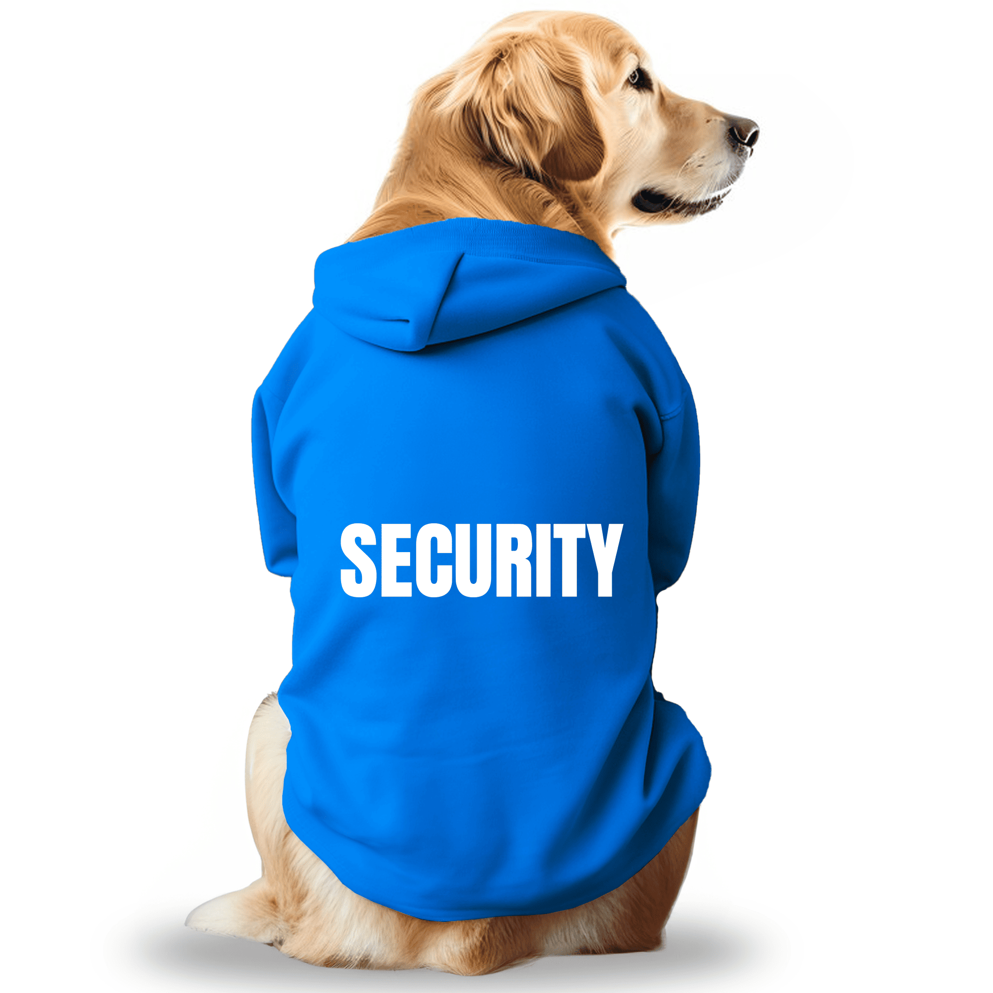 Pawsindia Dog & Cat Hoodie - Security (Blue)