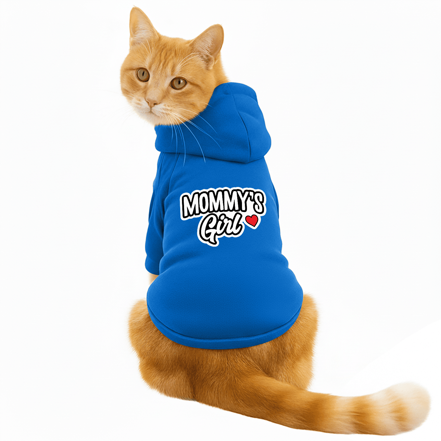 Pawsindia Dog & Cat Hoodie - Mommy's Girl (Blue)