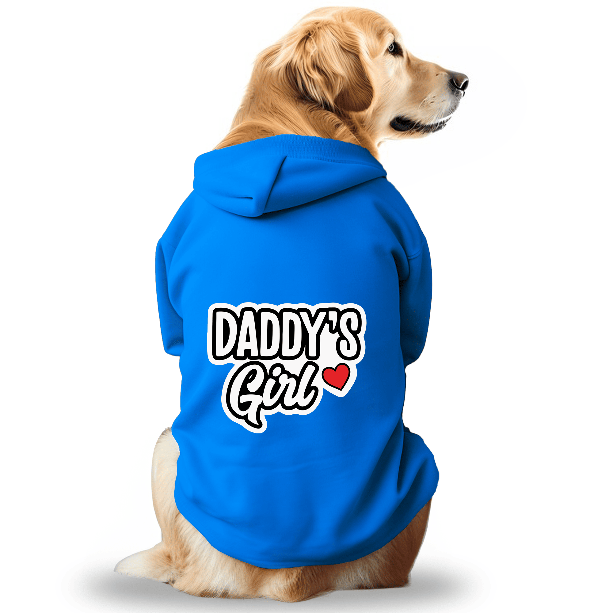 Pawsindia Dog & Cat Hoodie - Daddy's Girl (Blue)