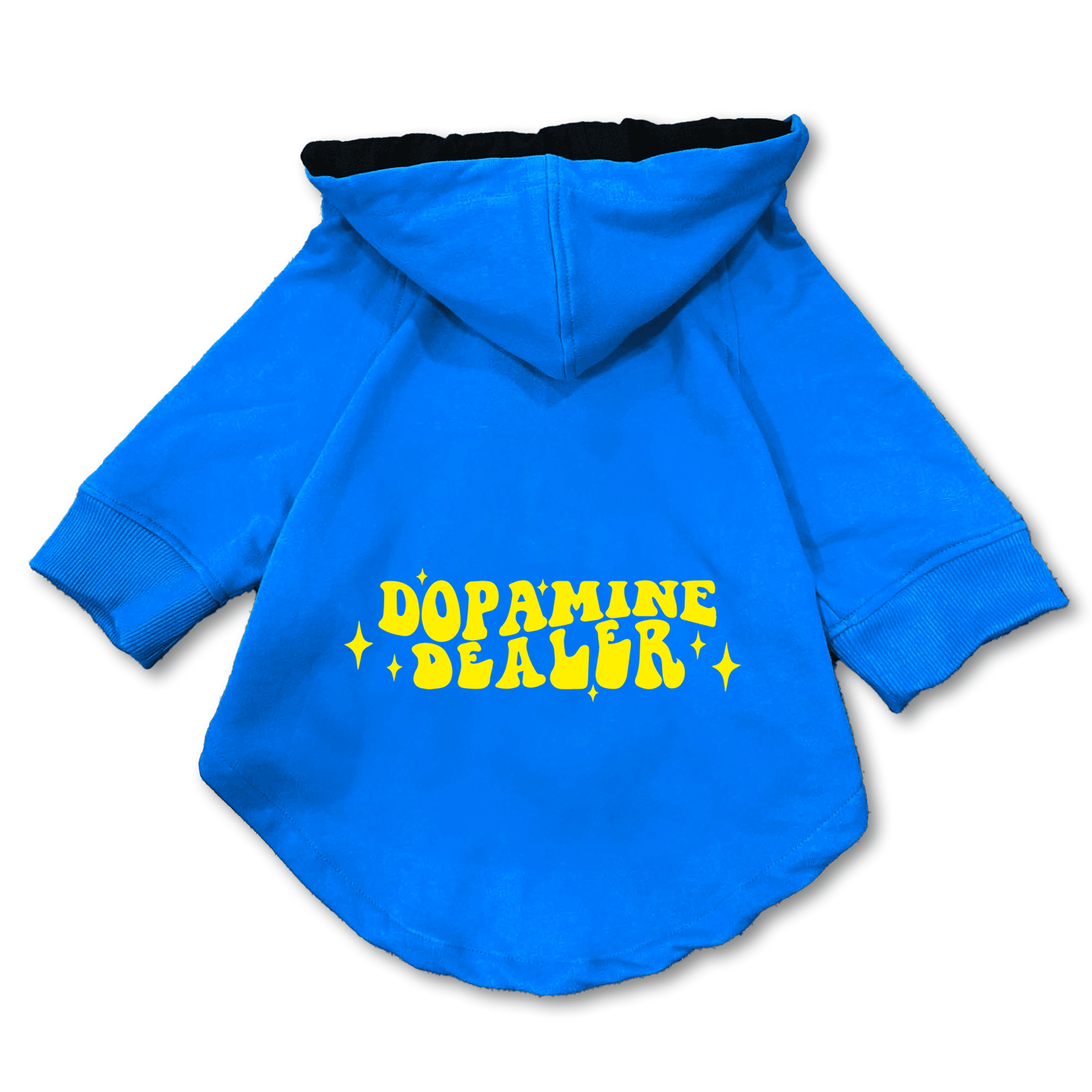 Pawsindia Dog & Cat Hoodie - Dopamine Dealer (Blue)