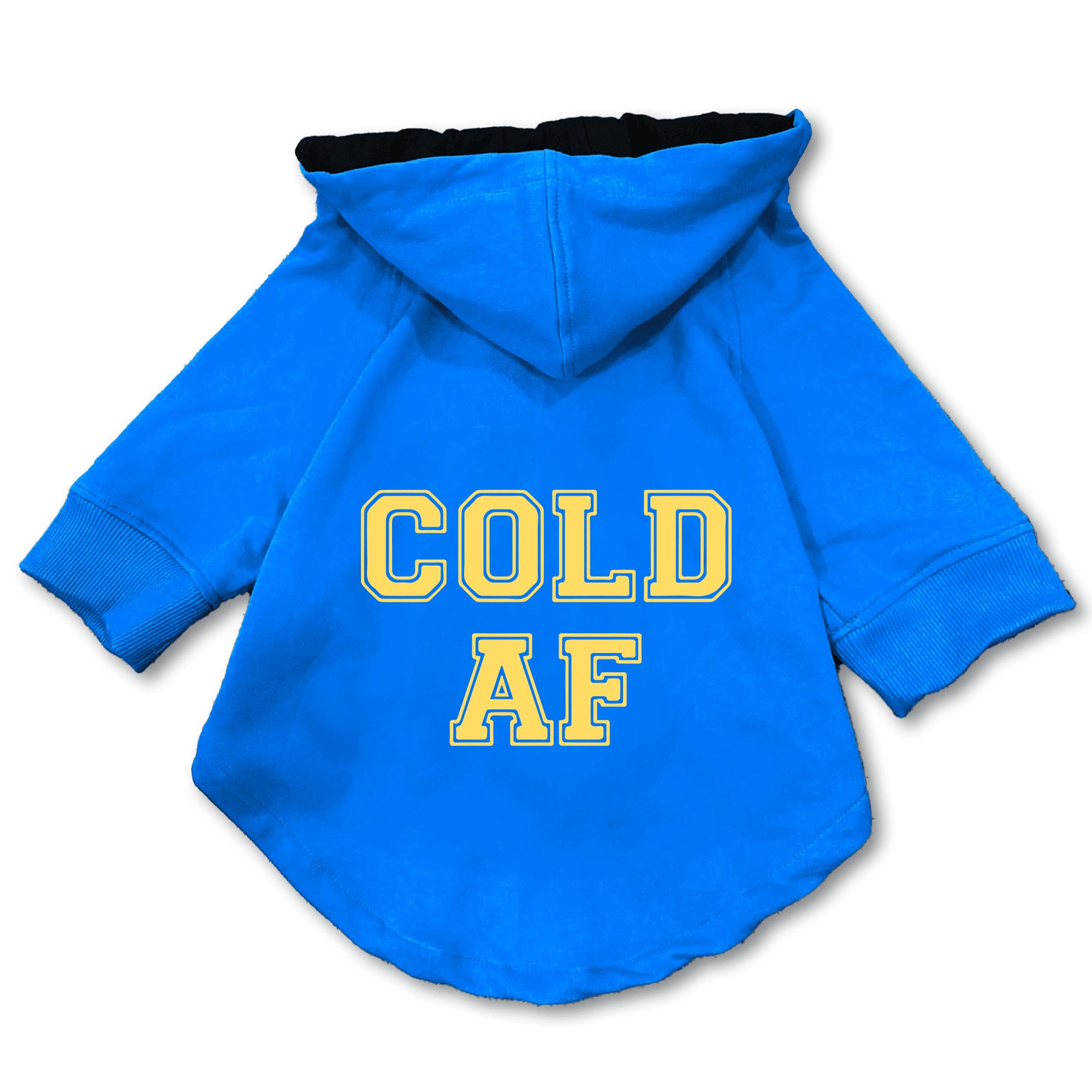 Pawsindia Dog & Cat Hoodie - Cold AF (Blue)