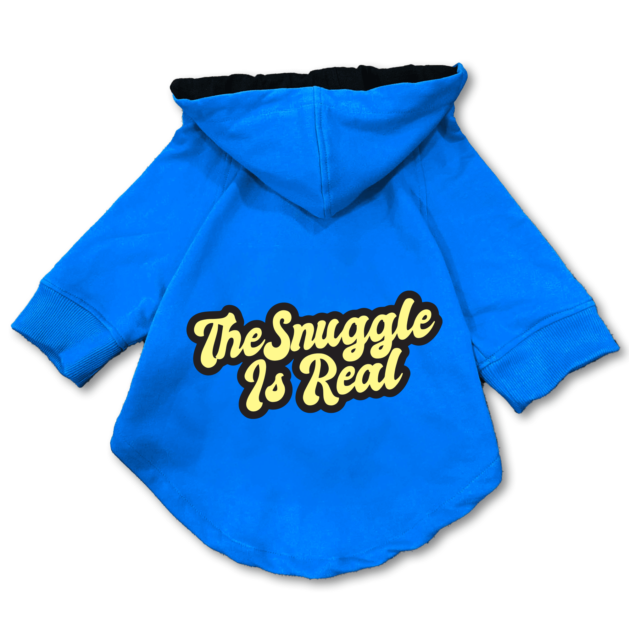 Pawsindia Dog & Cat Hoodie - Snuggle is Real (Blue)