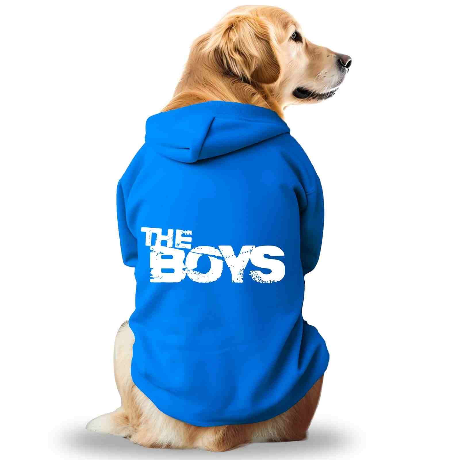 Pawsindia Dog & Cat Hoodie - The Boys (Blue)