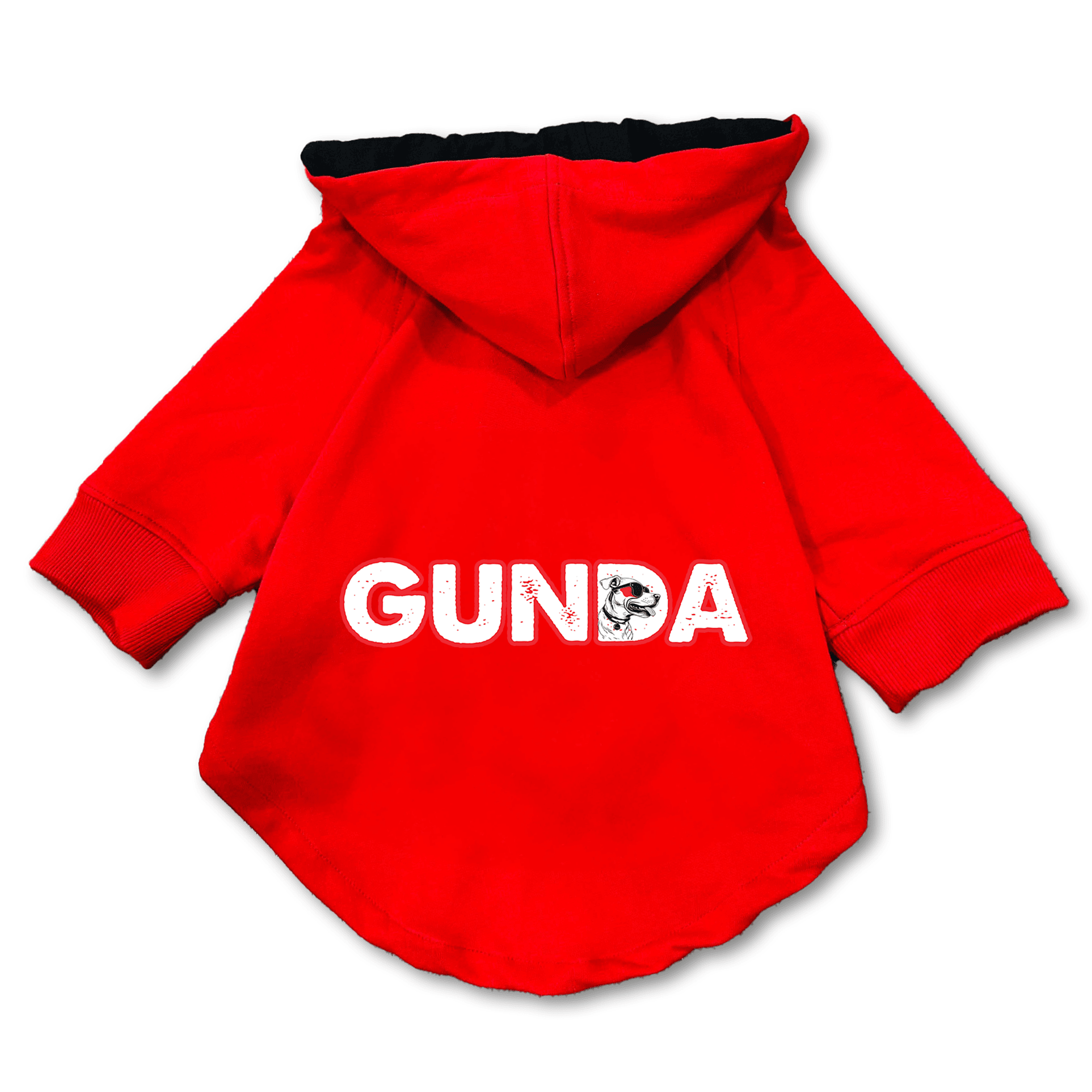 Pawsindia Dog & Cat Hoodie - GUNDA (Red)
