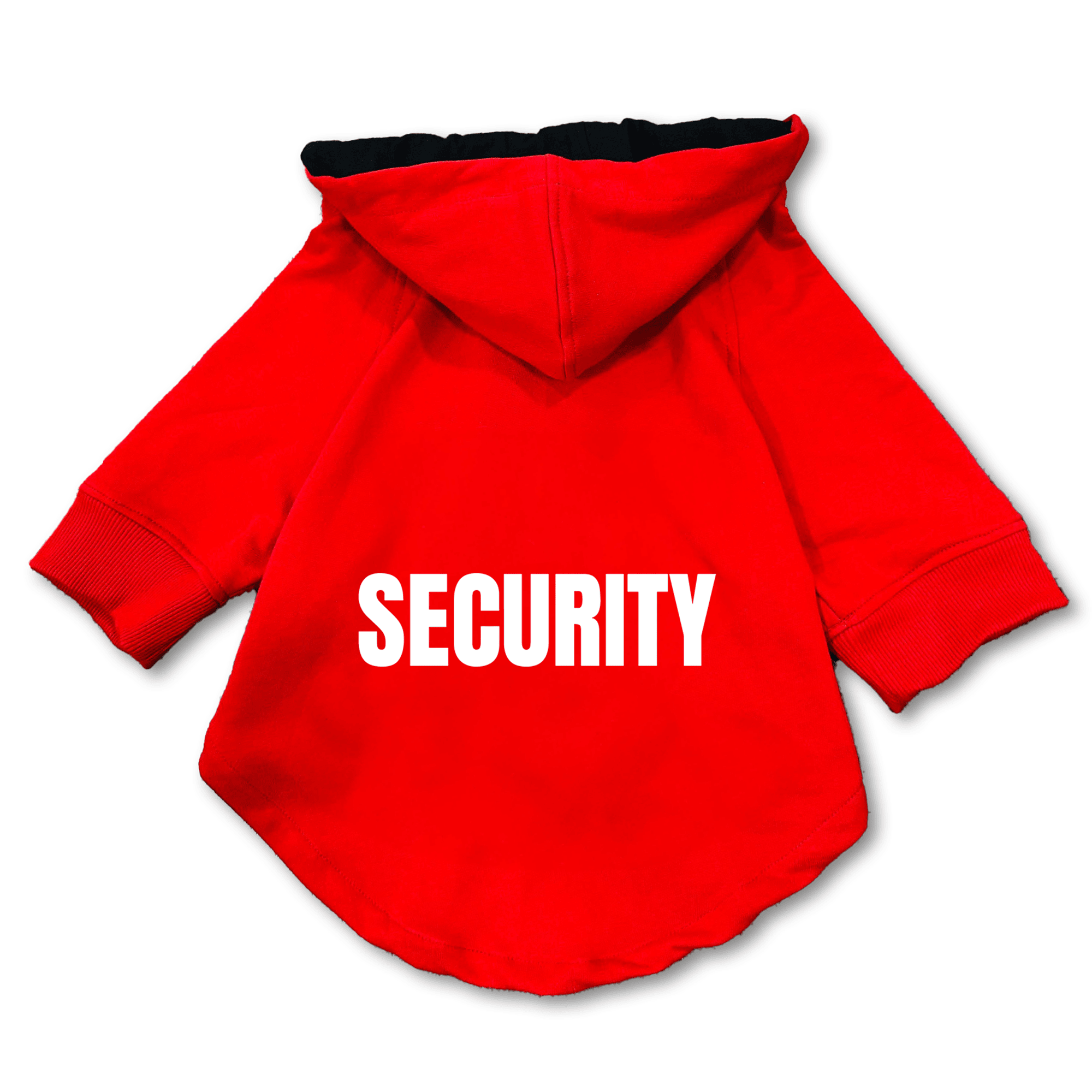 Pawsindia Dog & Cat Hoodie - Security (Red)