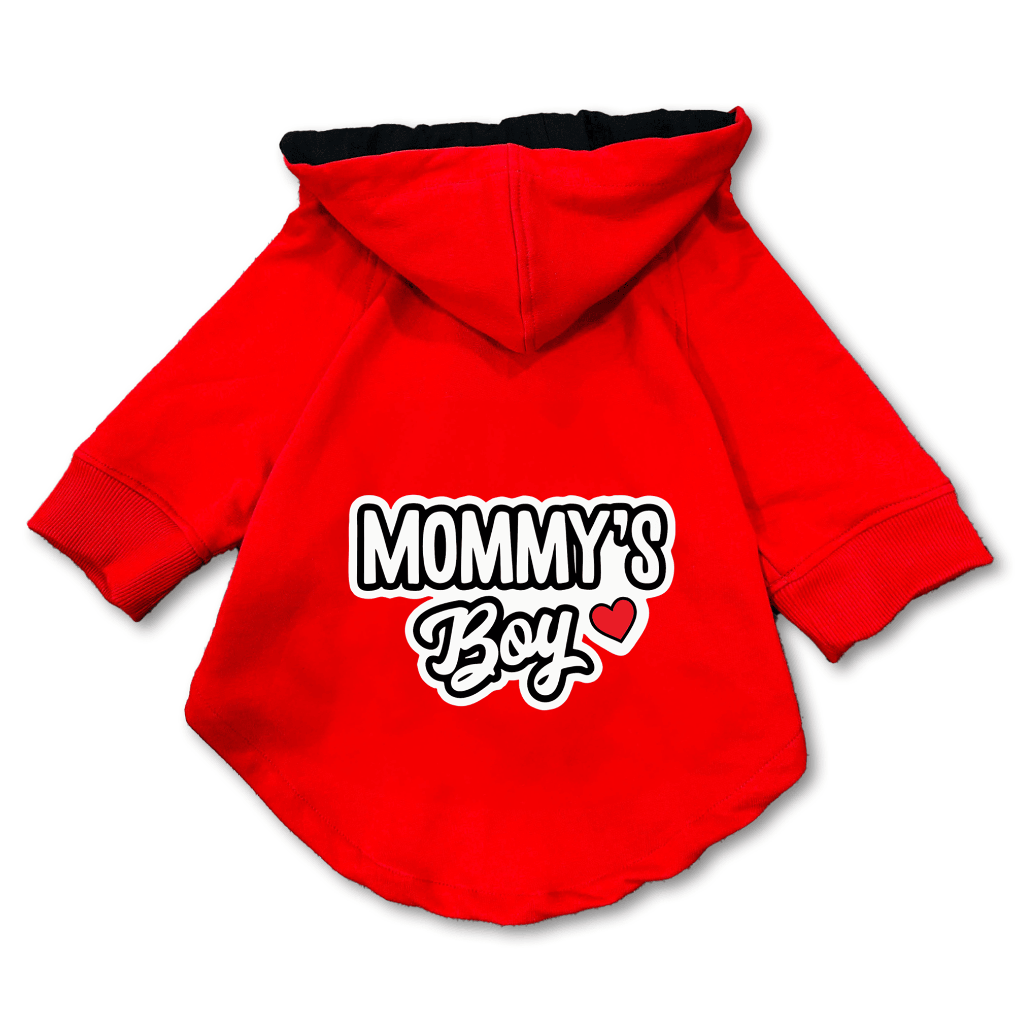 Pawsindia Dog & Cat Hoodie - Mommy's Boy (Red)