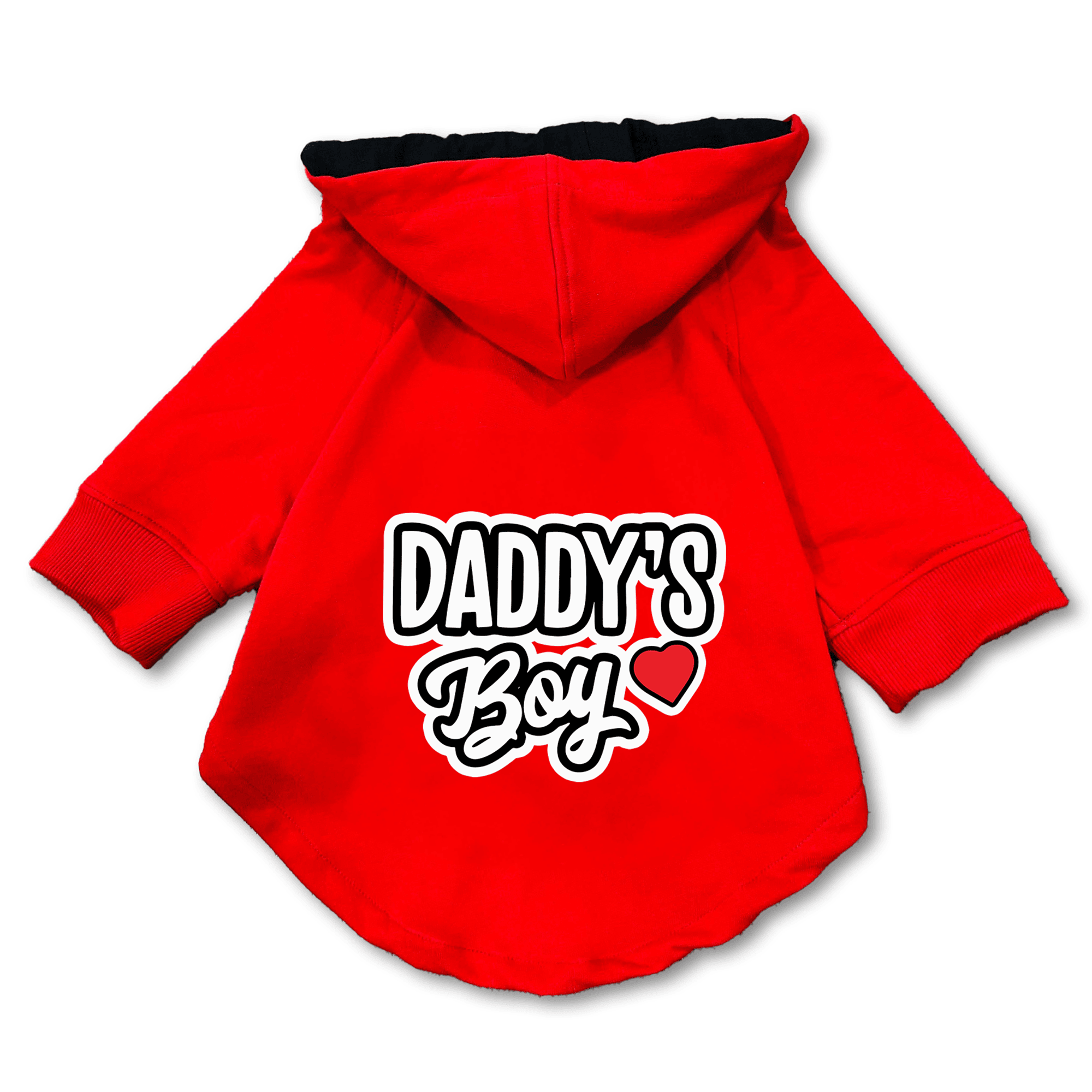 Pawsindia Dog & Cat Hoodie - Daddy's Boy (Red)