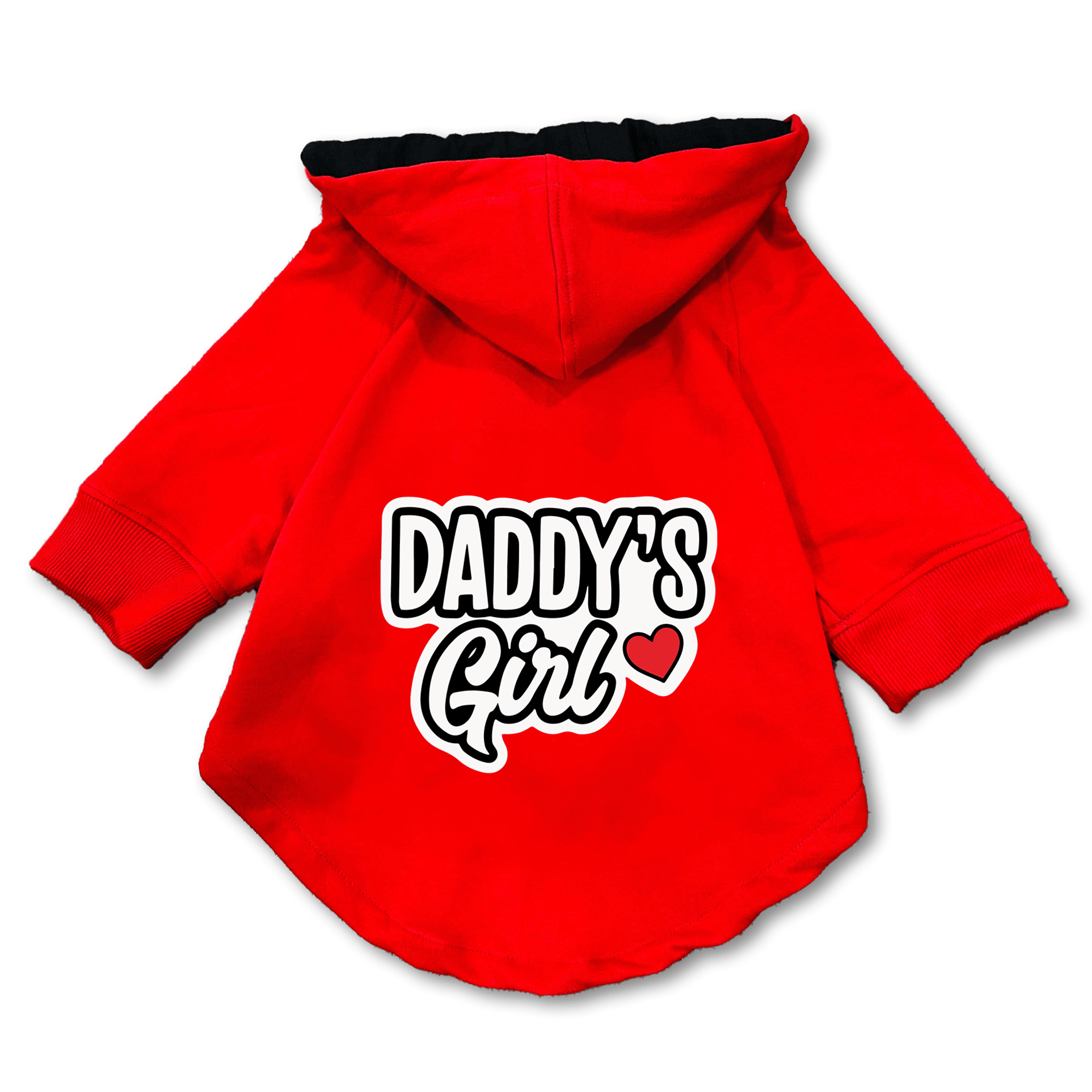 Pawsindia Dog & Cat Hoodie - Daddy's Girl (Red)