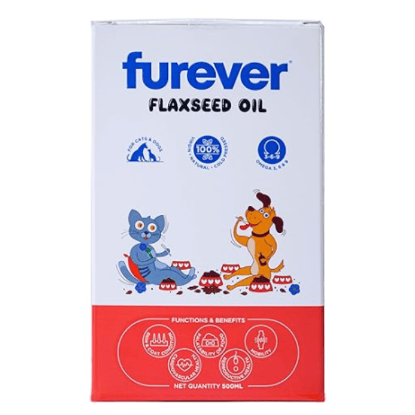PAWSOME COMPANIONS | PAWSOME COMPANIONS Furever Flaxseed Oil 500 ML – (Best Before Jan’26)