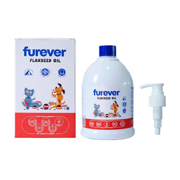 PAWSOME COMPANIONS Furever Flaxseed Oil 500 ML – (Best Before Jan’26)