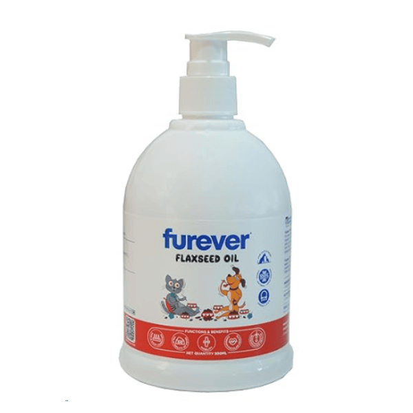 PAWSOME COMPANIONS Furever Flaxseed Oil 500 ML – (Best Before Jan’26)
