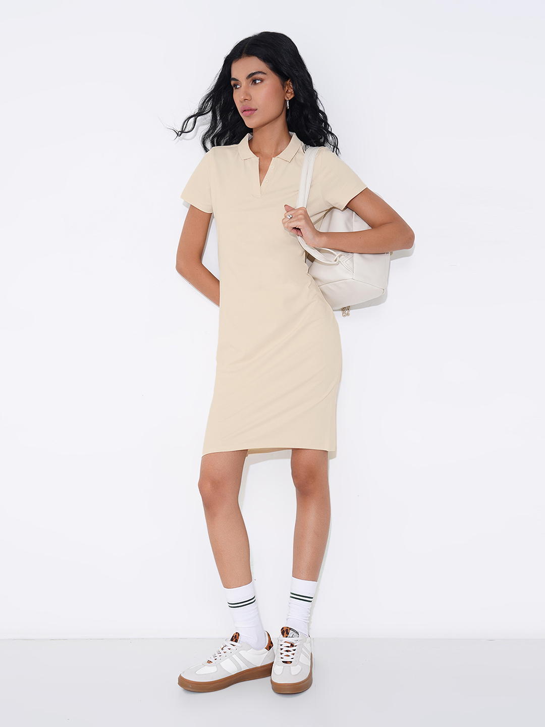 PrintedBeigeDresses