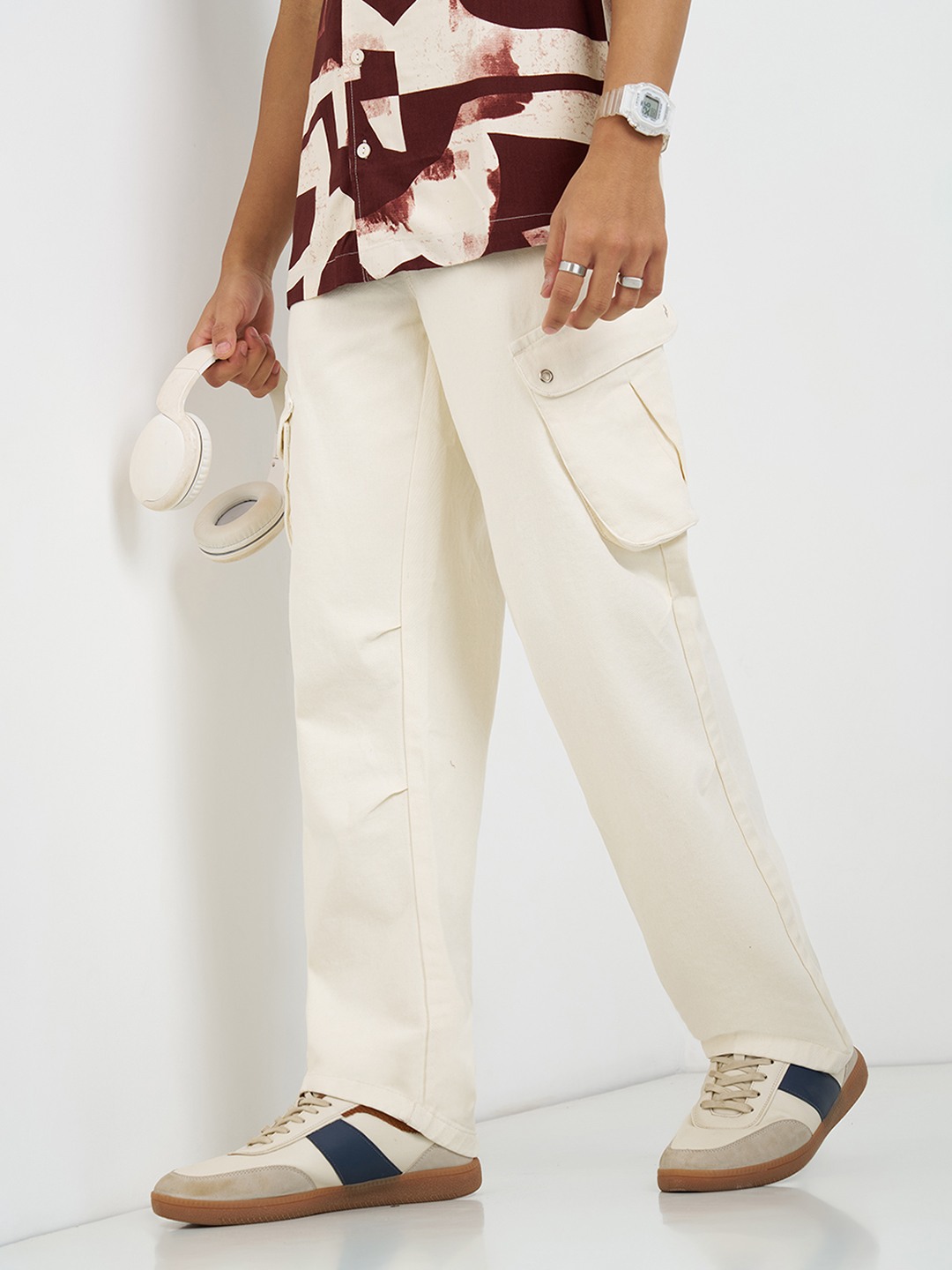 Off-White Cargo Drawstring Pants