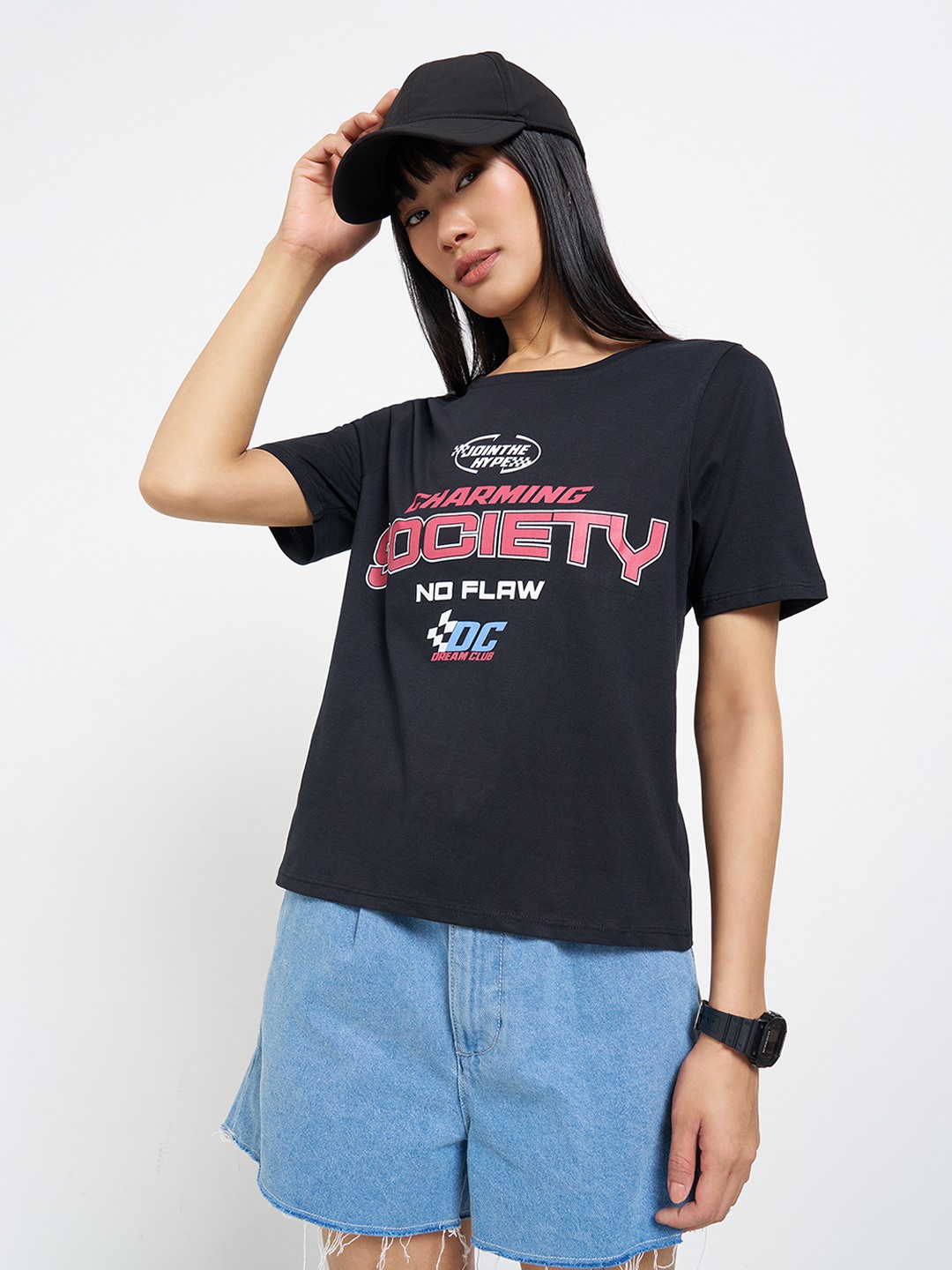 Black Graphic T-Shirt