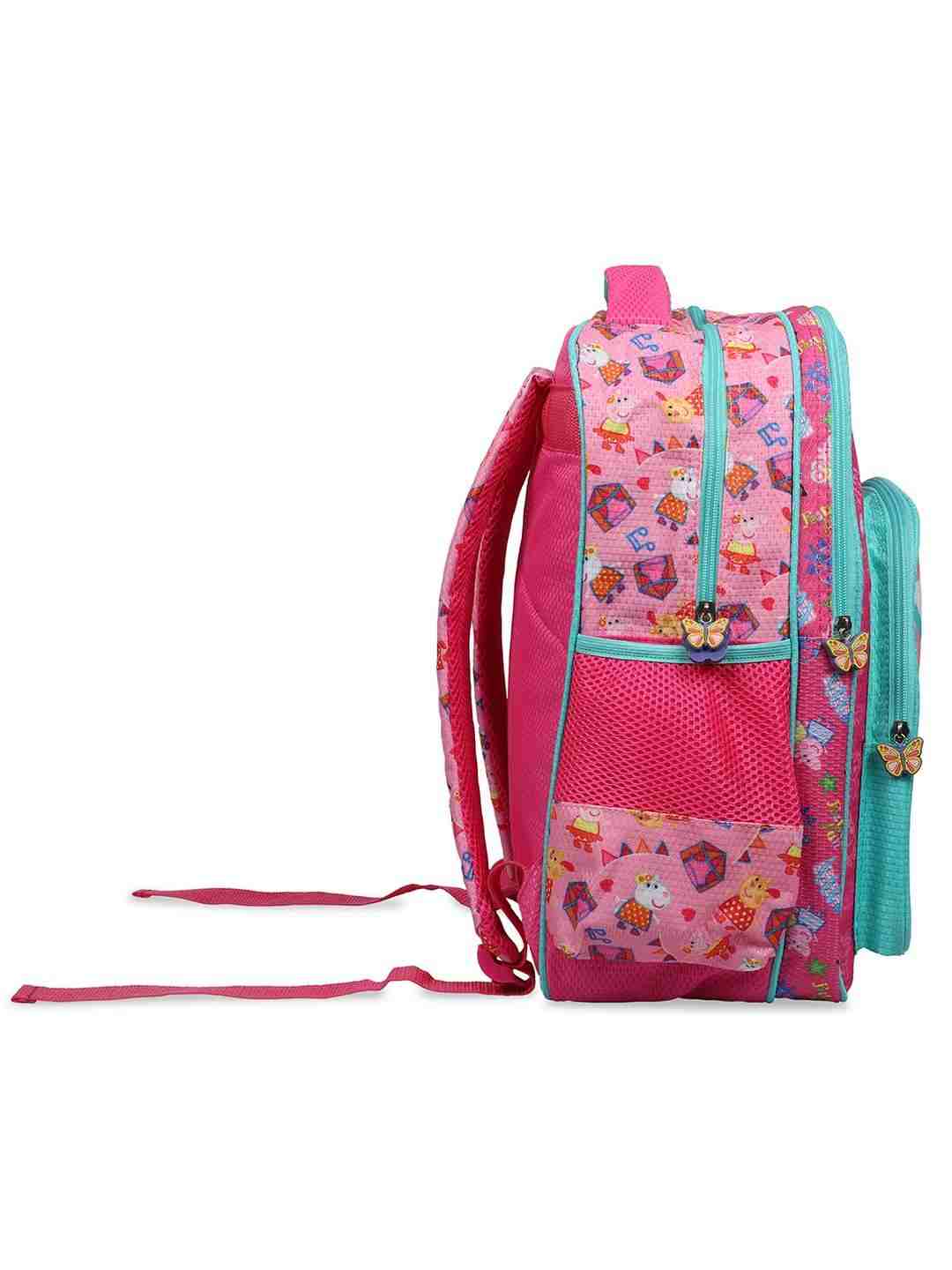 Peppa Pig  Festival Selfies  School bag 41 Cm  for Kids age 7Y+ (Pink)