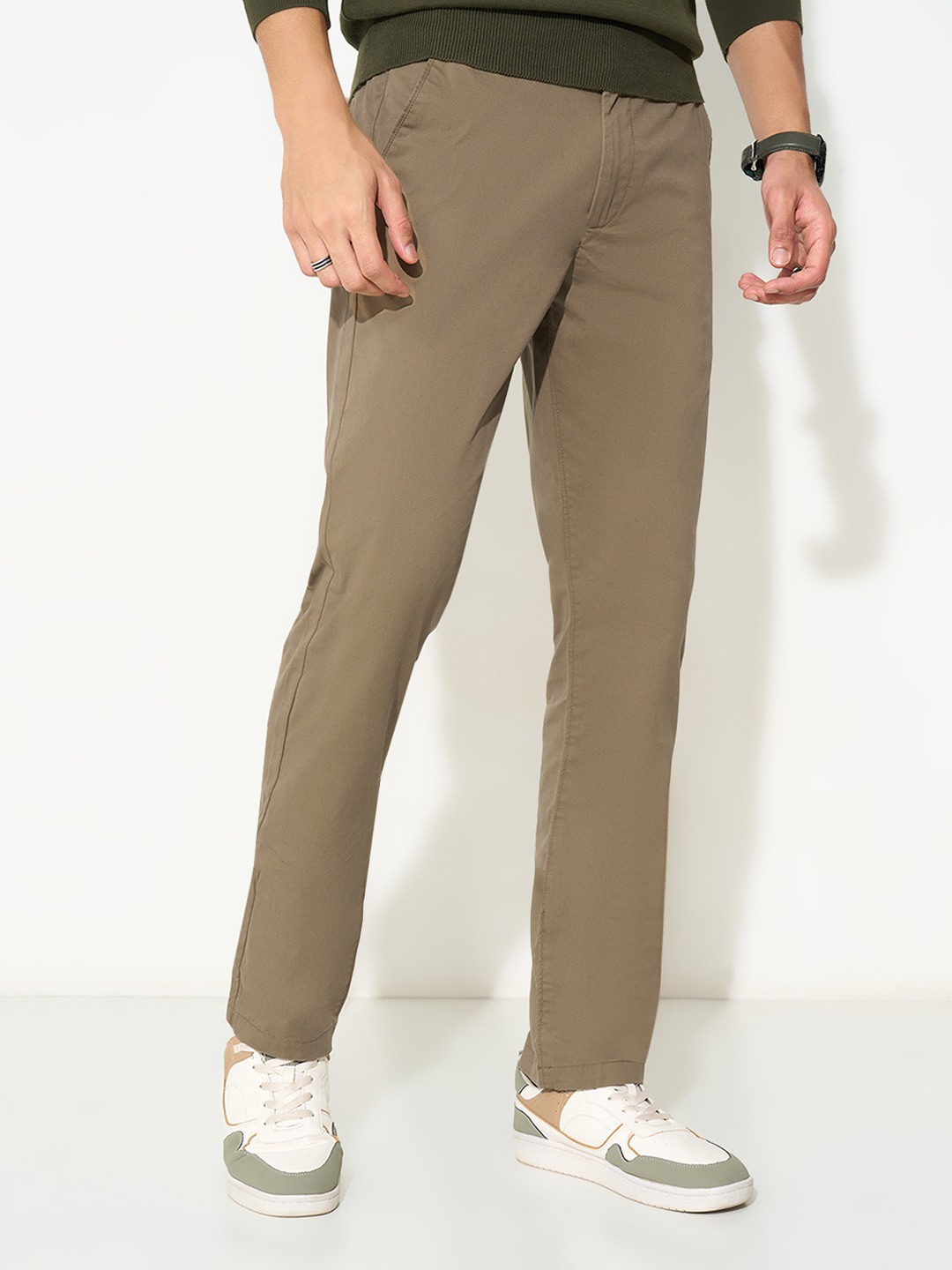 Khaki Slim Fit Chino Pants