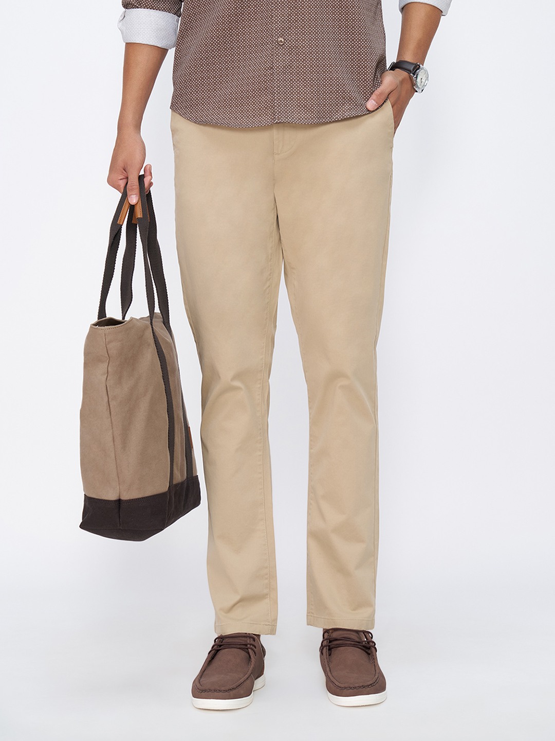 Khaki Slim Fit Chinos