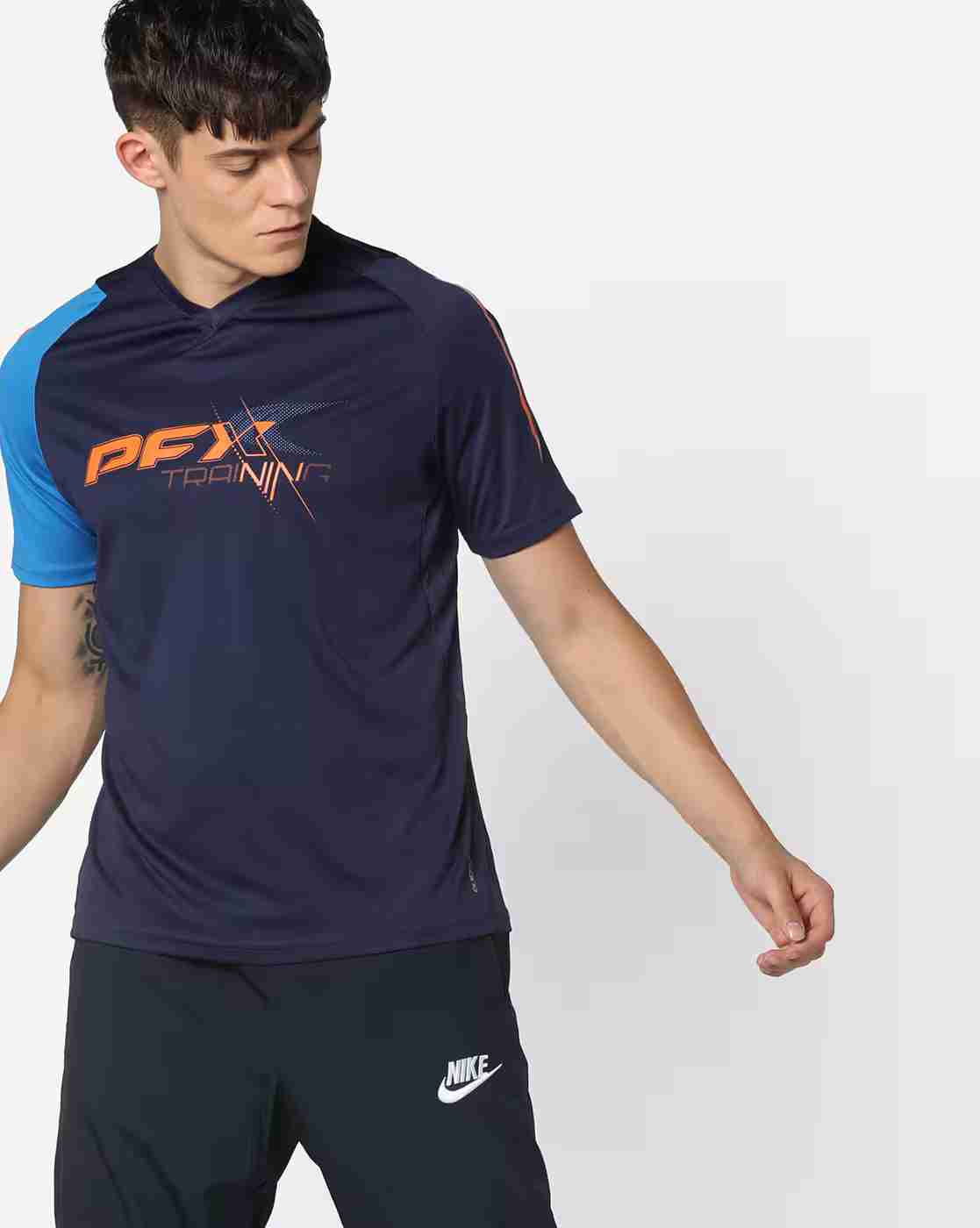 PERFORMAX | V-Neck Training T-Shirt with Raglan Sleeves|0