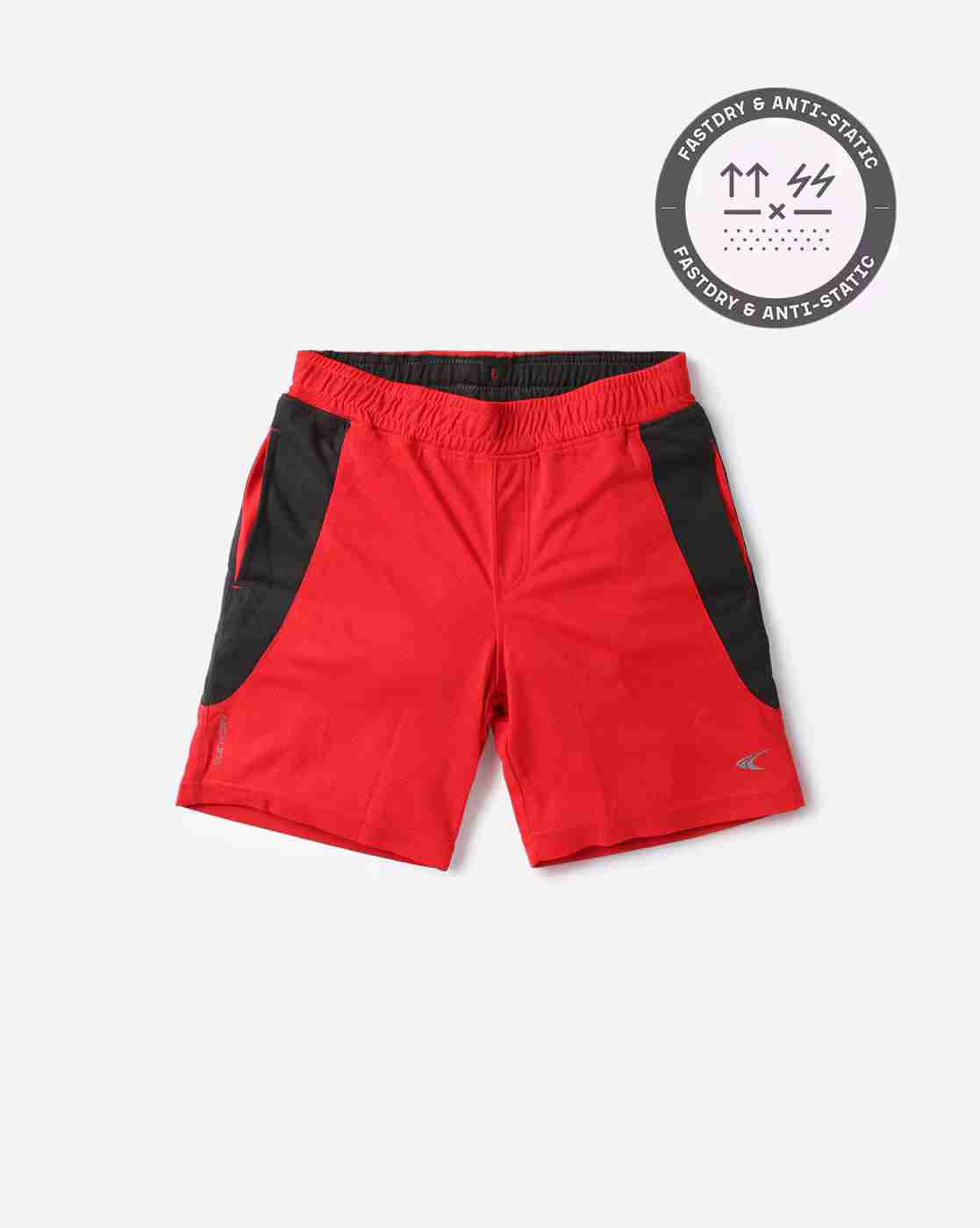Colourblock Shorts with Insert Pockets