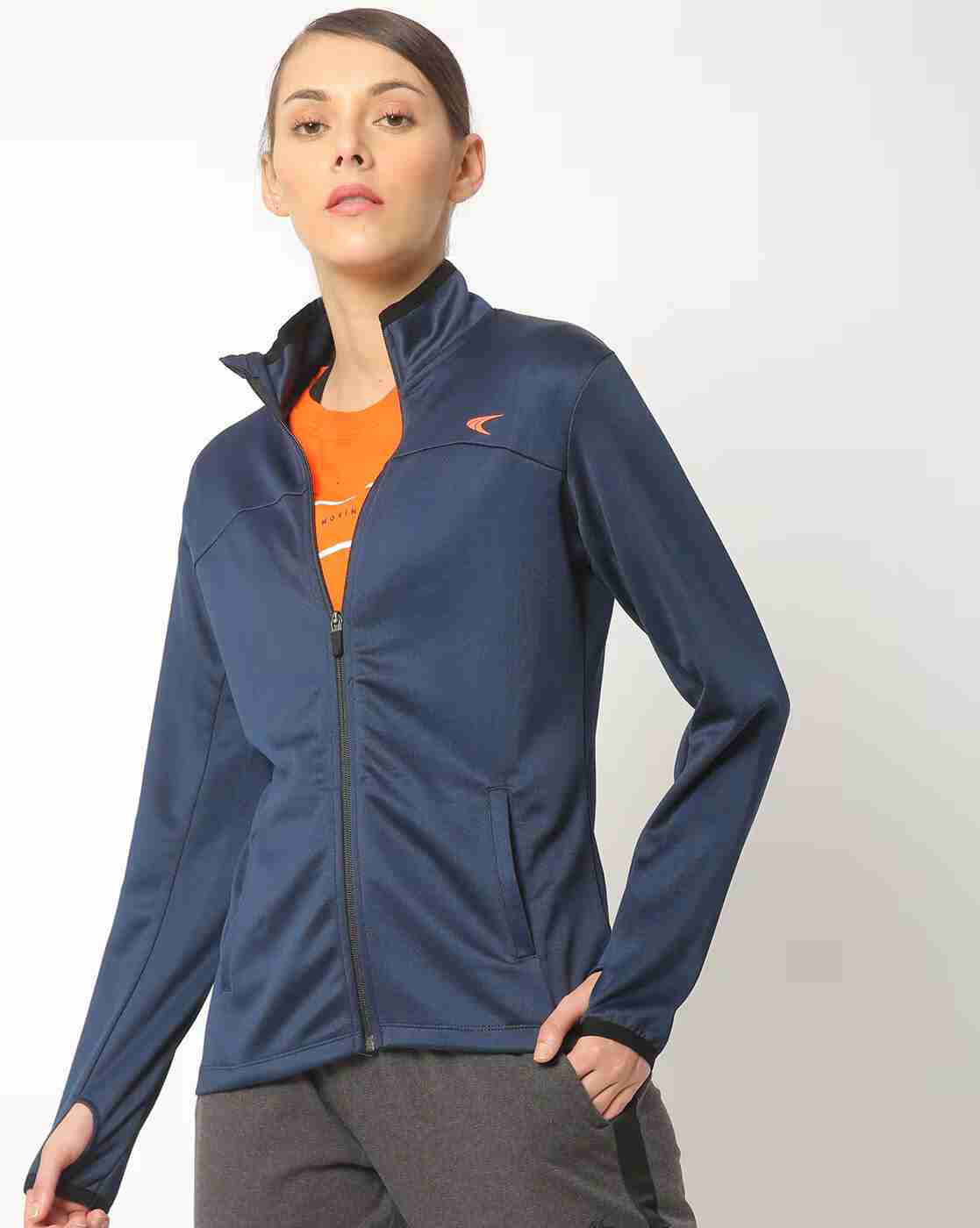 PERFORMAX | QuickDry Training Jacket with Thumbholes|0