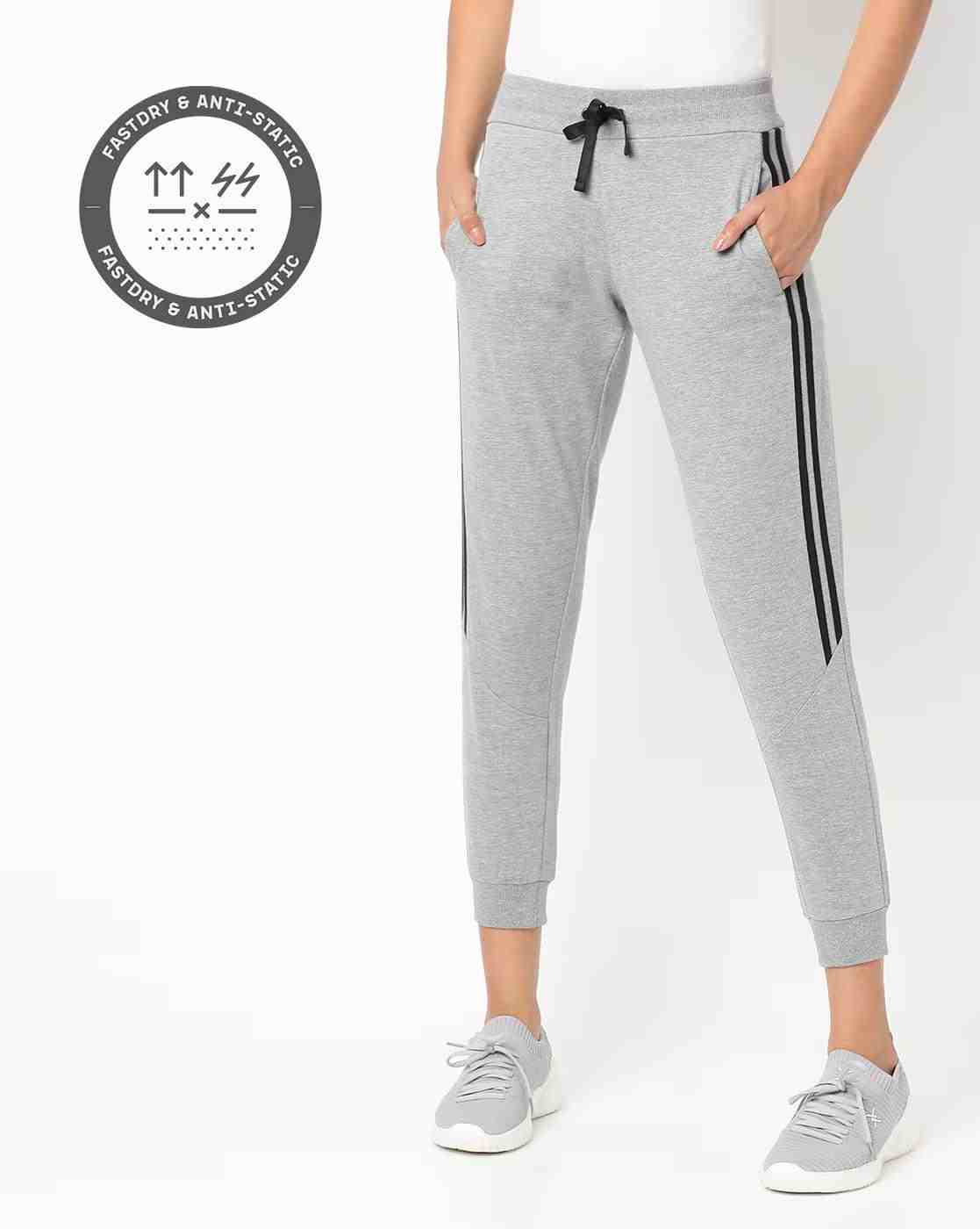 Women Ankle-Length Joggers with Elasticated Drawcord
