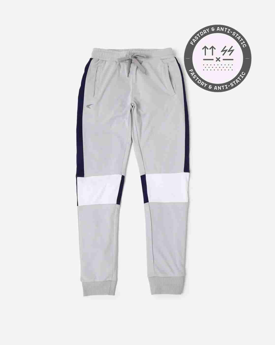 Colorblock Joggers with Elasticated Waist
