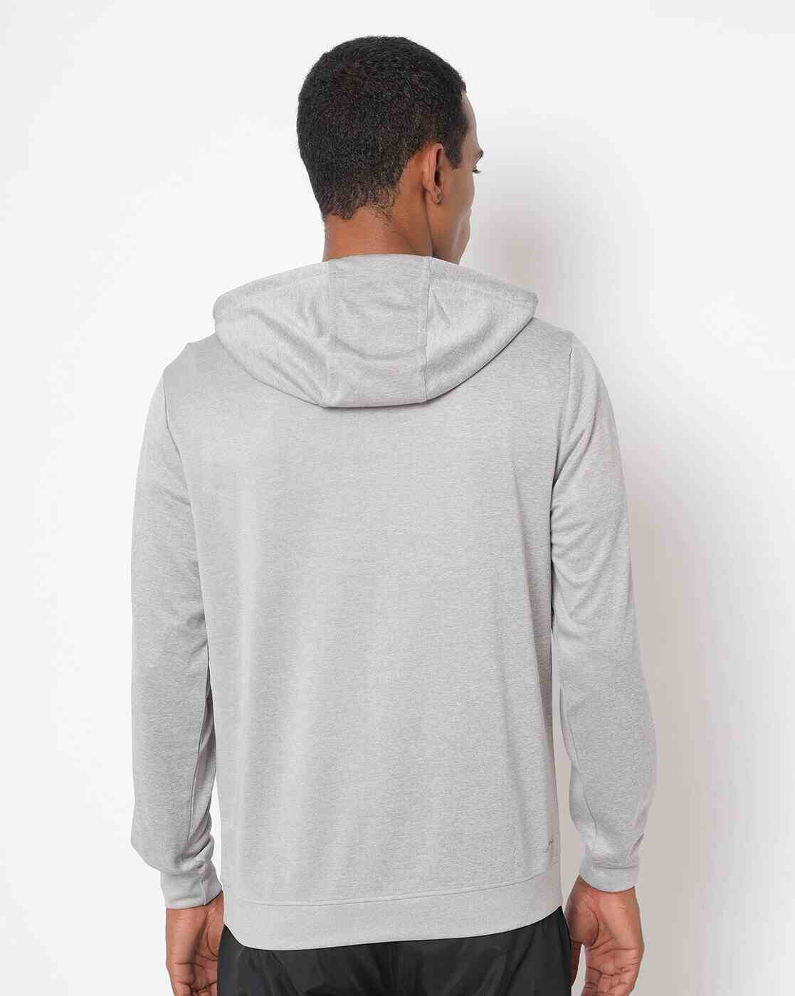 PERFORMAX | Heathered Hoodie with Kangaroo Pockets|1