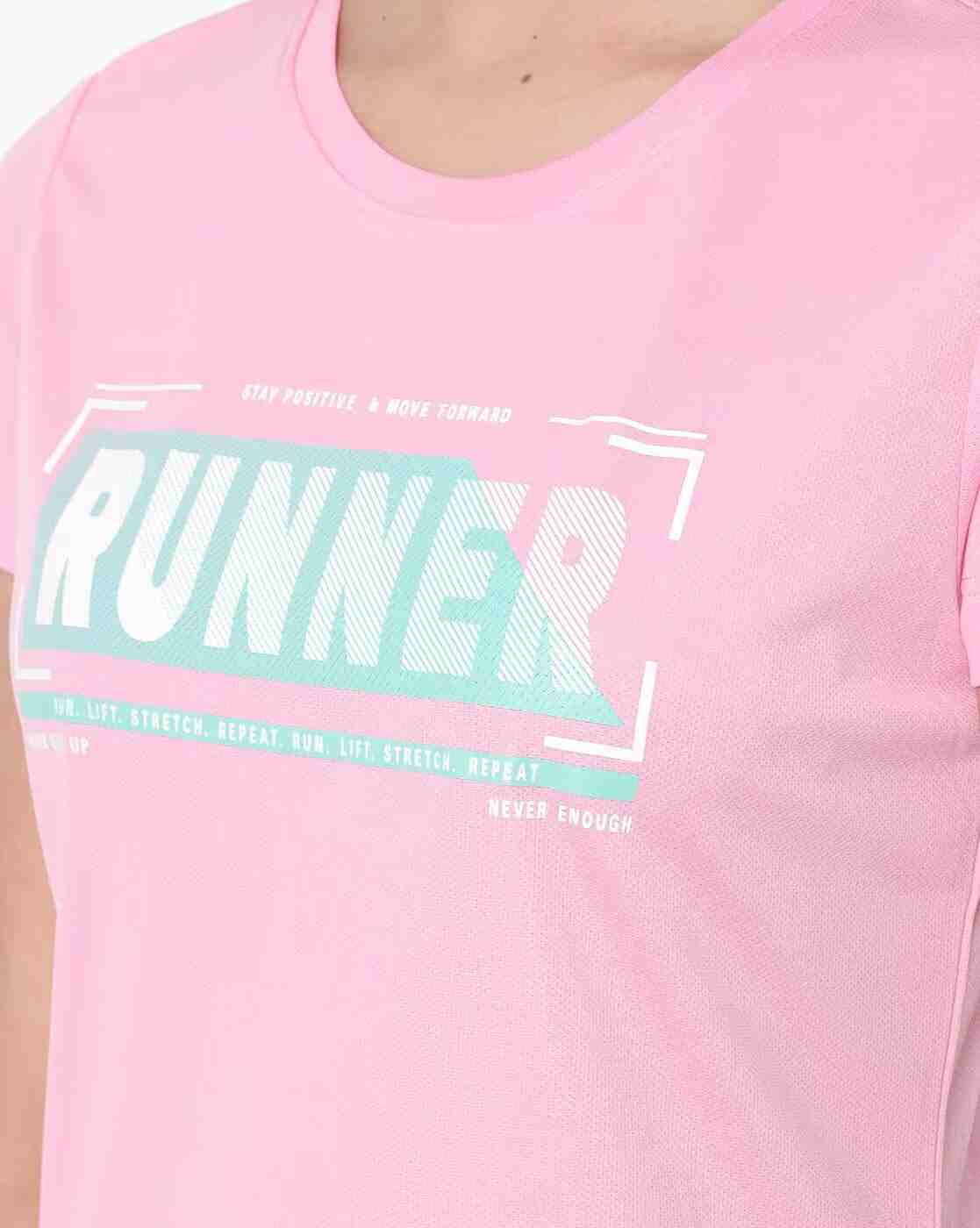 PERFORMAX | Typographic Print Crew-Neck T-shirt|2