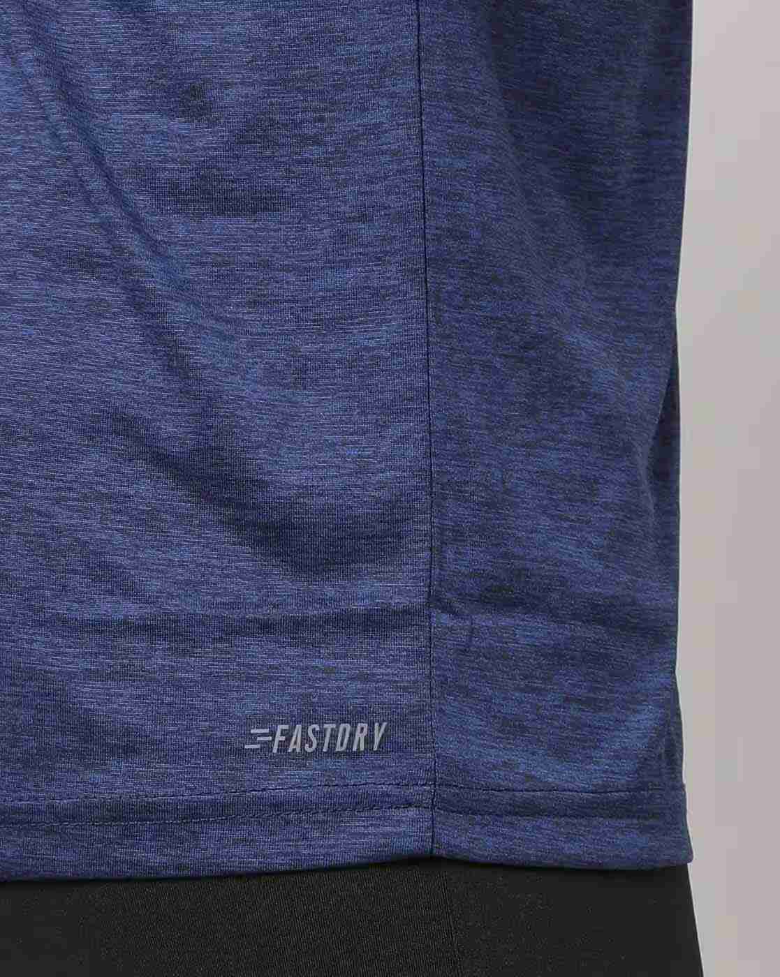 PERFORMAX | Regular Fit Heathered T-Shirt with Raglan Sleeves|4