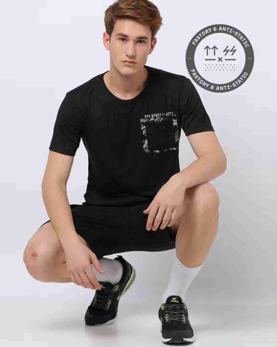 Crew-Neck T-shirt with Patch Pocket