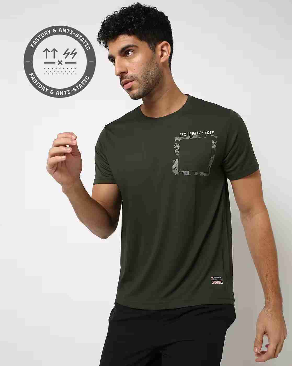 Crew-Neck T-shirt with Patch Pocket
