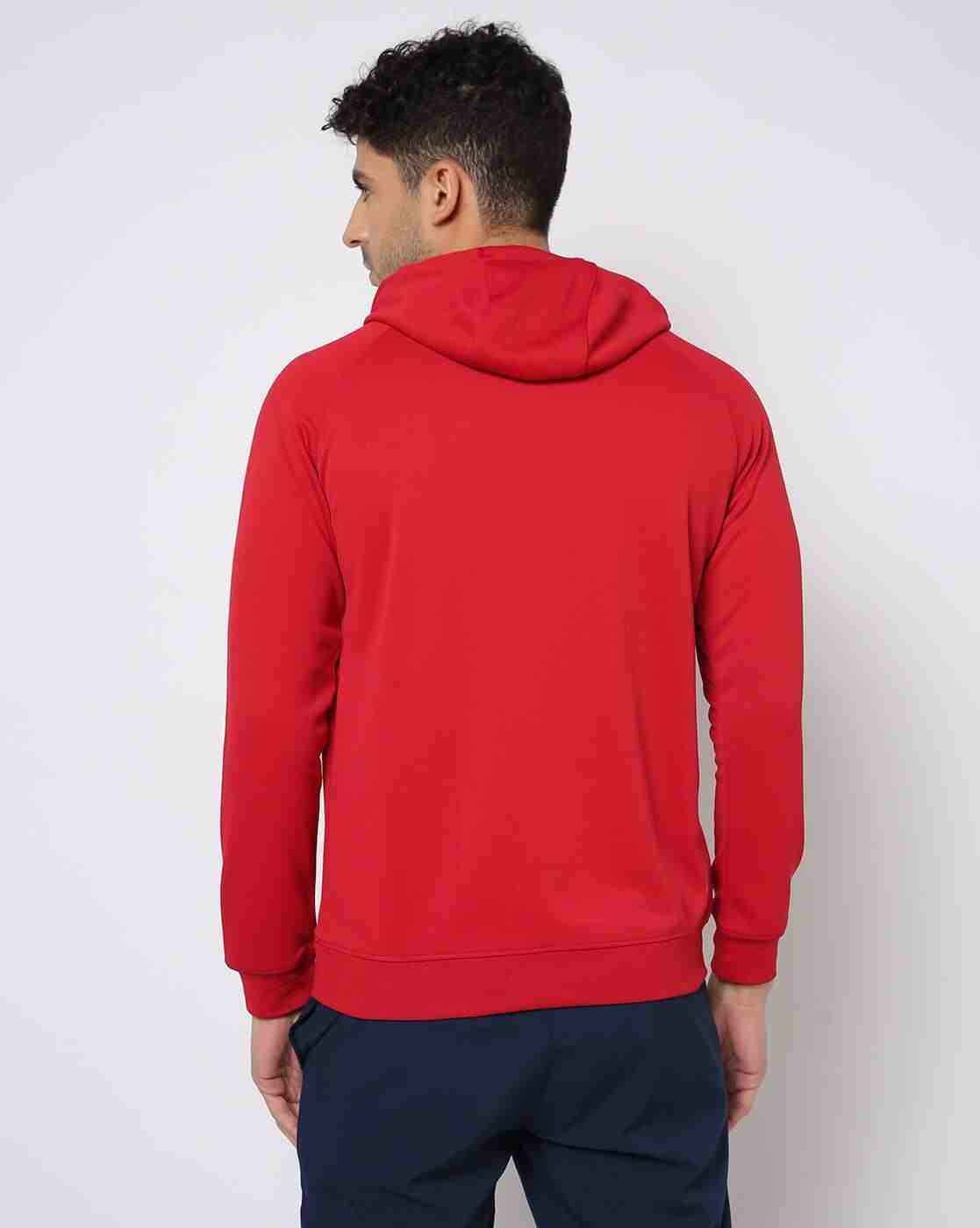 PERFORMAX | Minimal Print Hoodie with Kangaroo Pocket|2