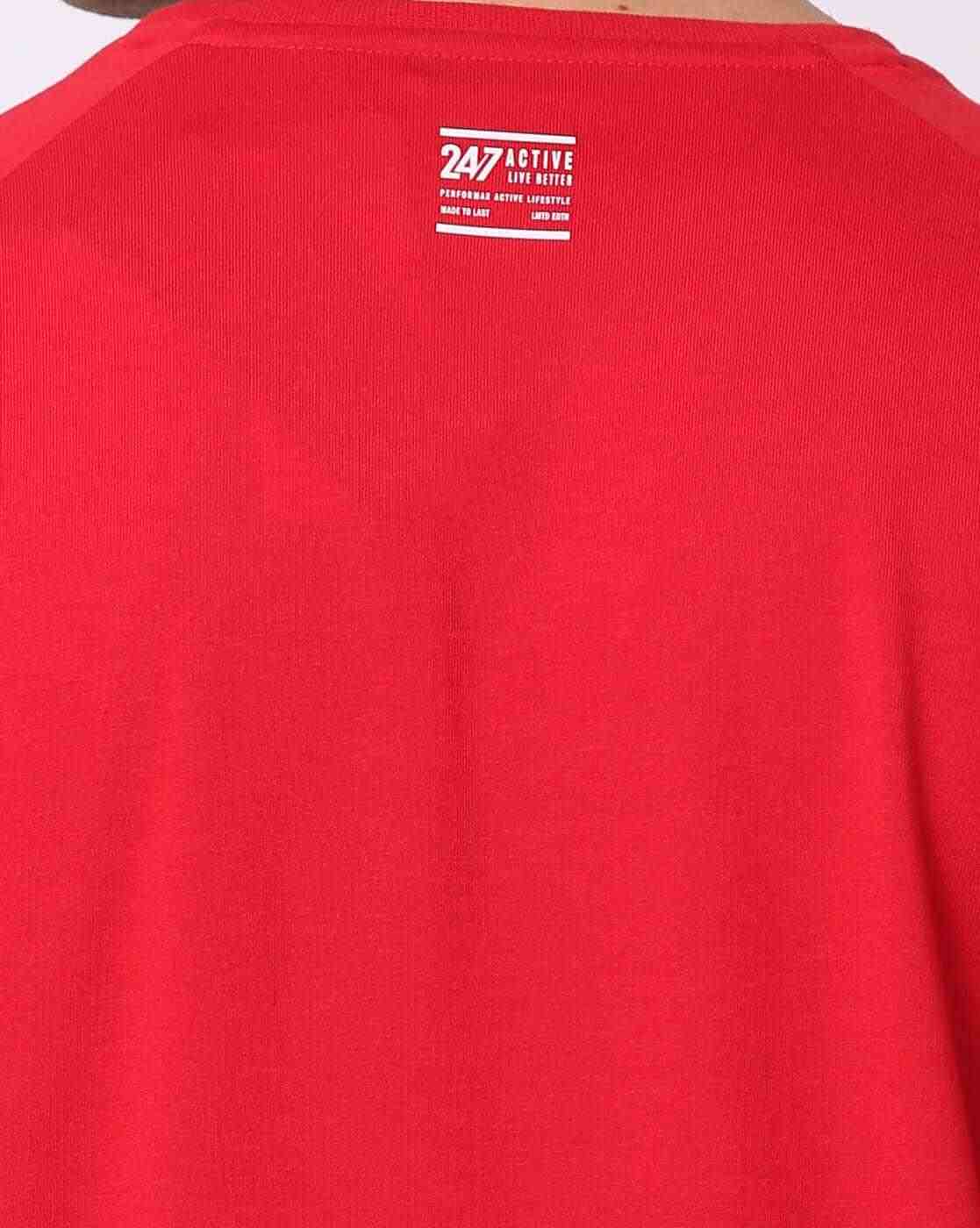 PERFORMAX | Regular Fit Crew-Neck T-Shirt with Striped Sleeves|4